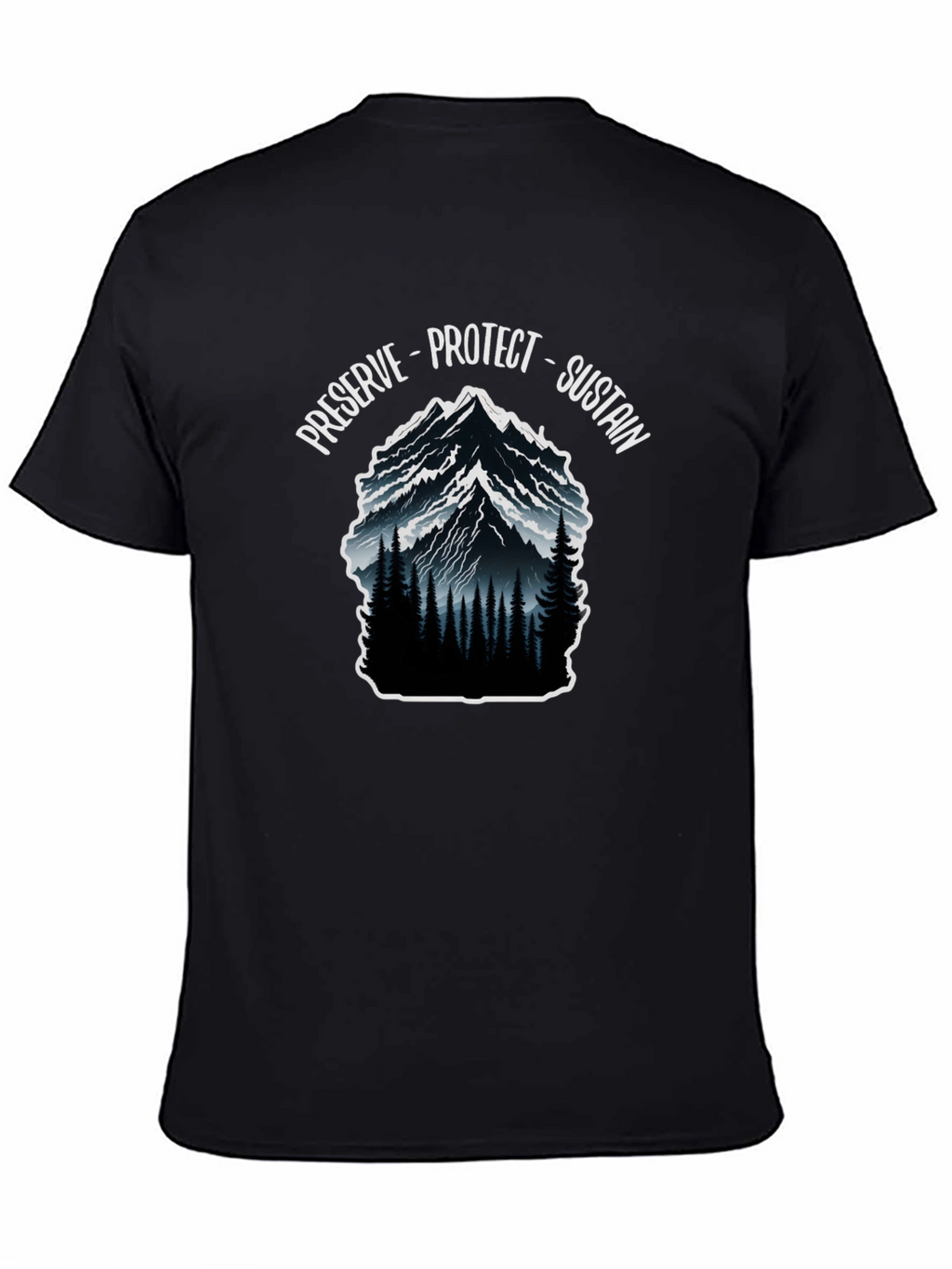 Preserve Protect Sustain Mountain Graphic Tee