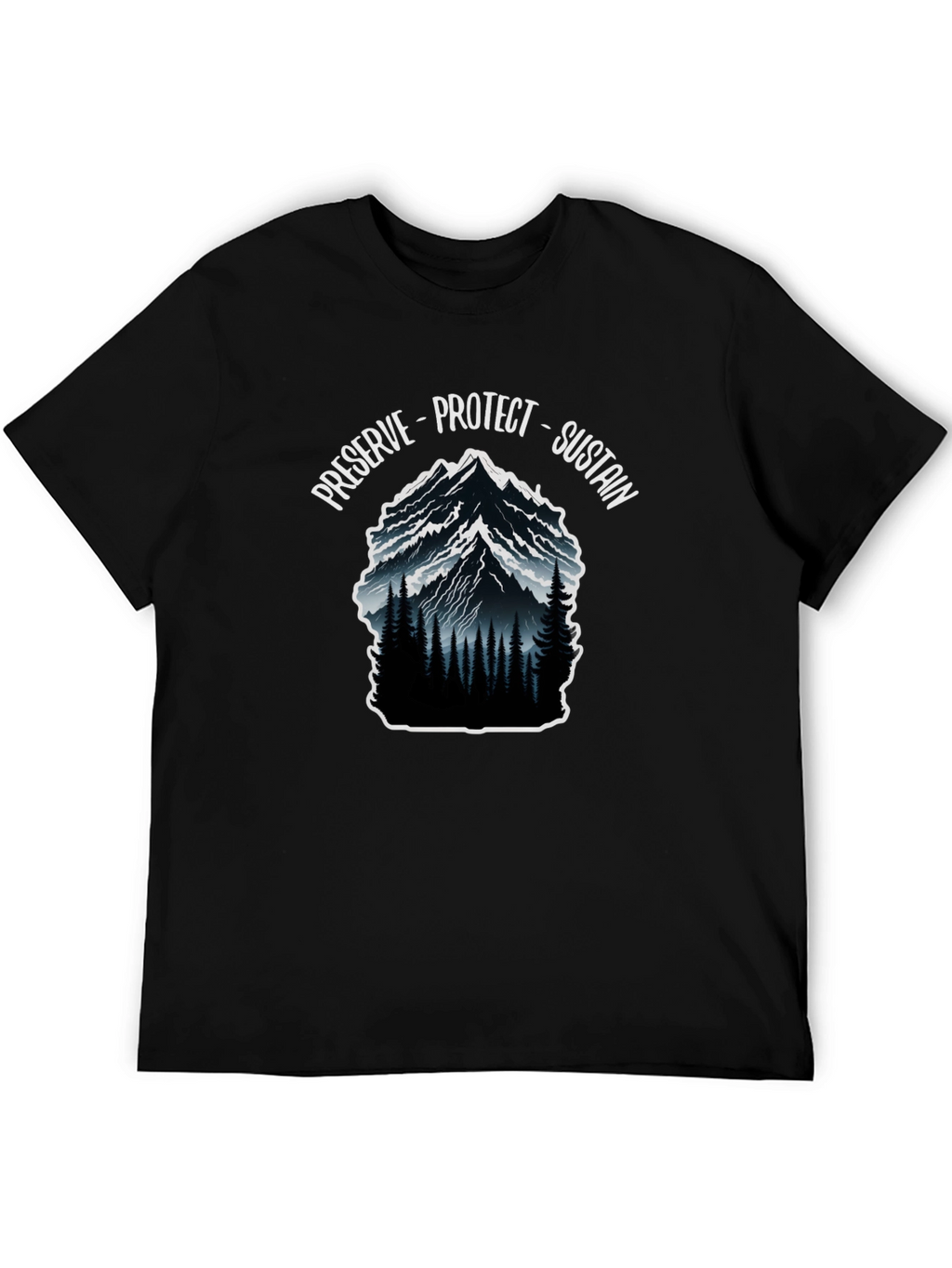 Preserve Protect Sustain Mountain Graphic Tee