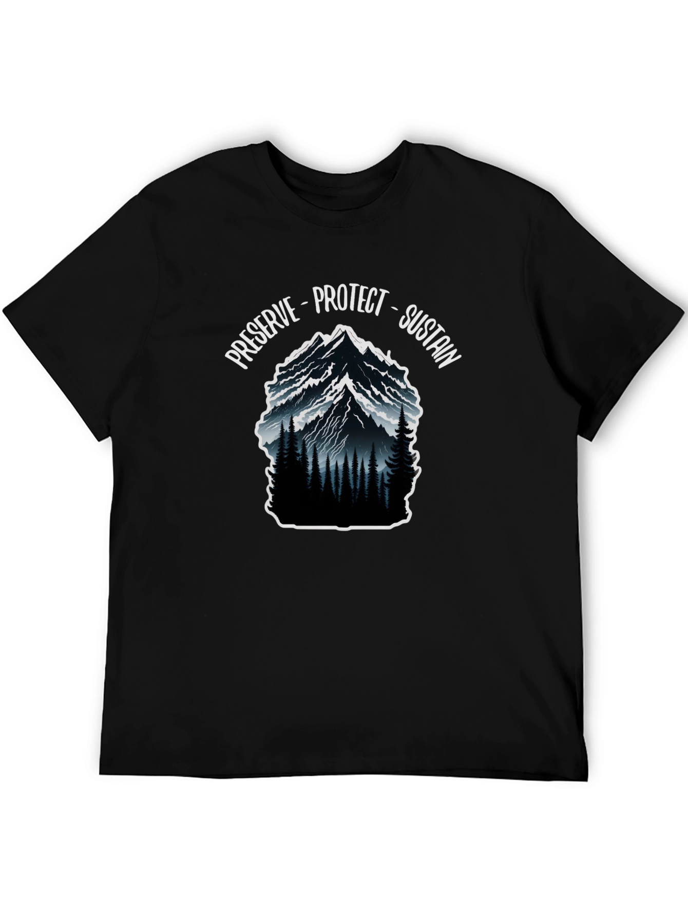 Preserve Protect Sustain Mountain Graphic Tee