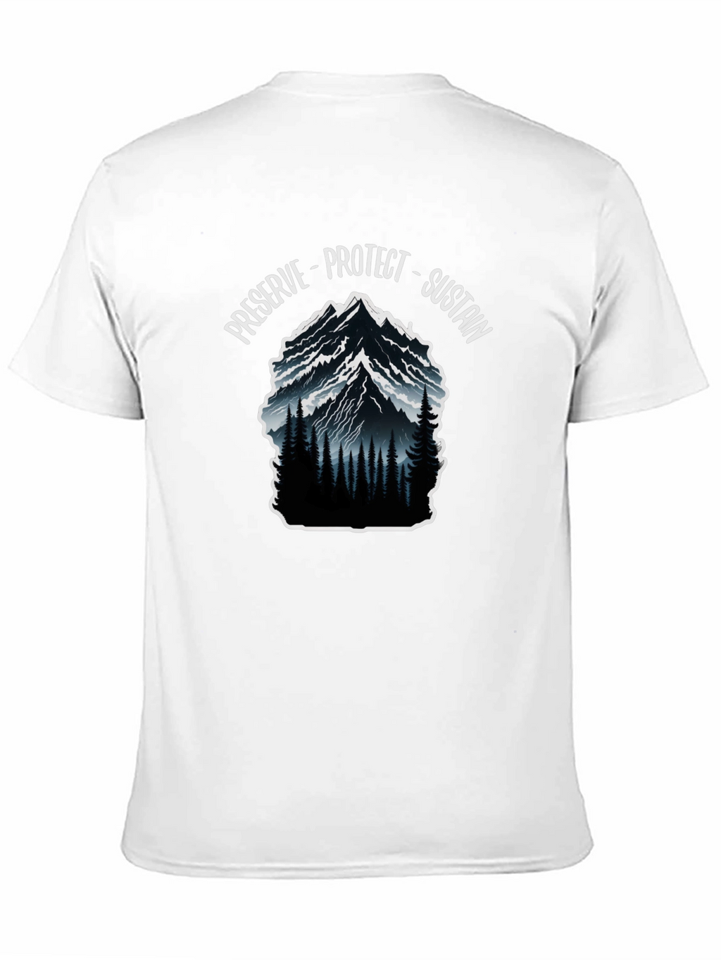 Preserve Protect Sustain Mountain Graphic Tee