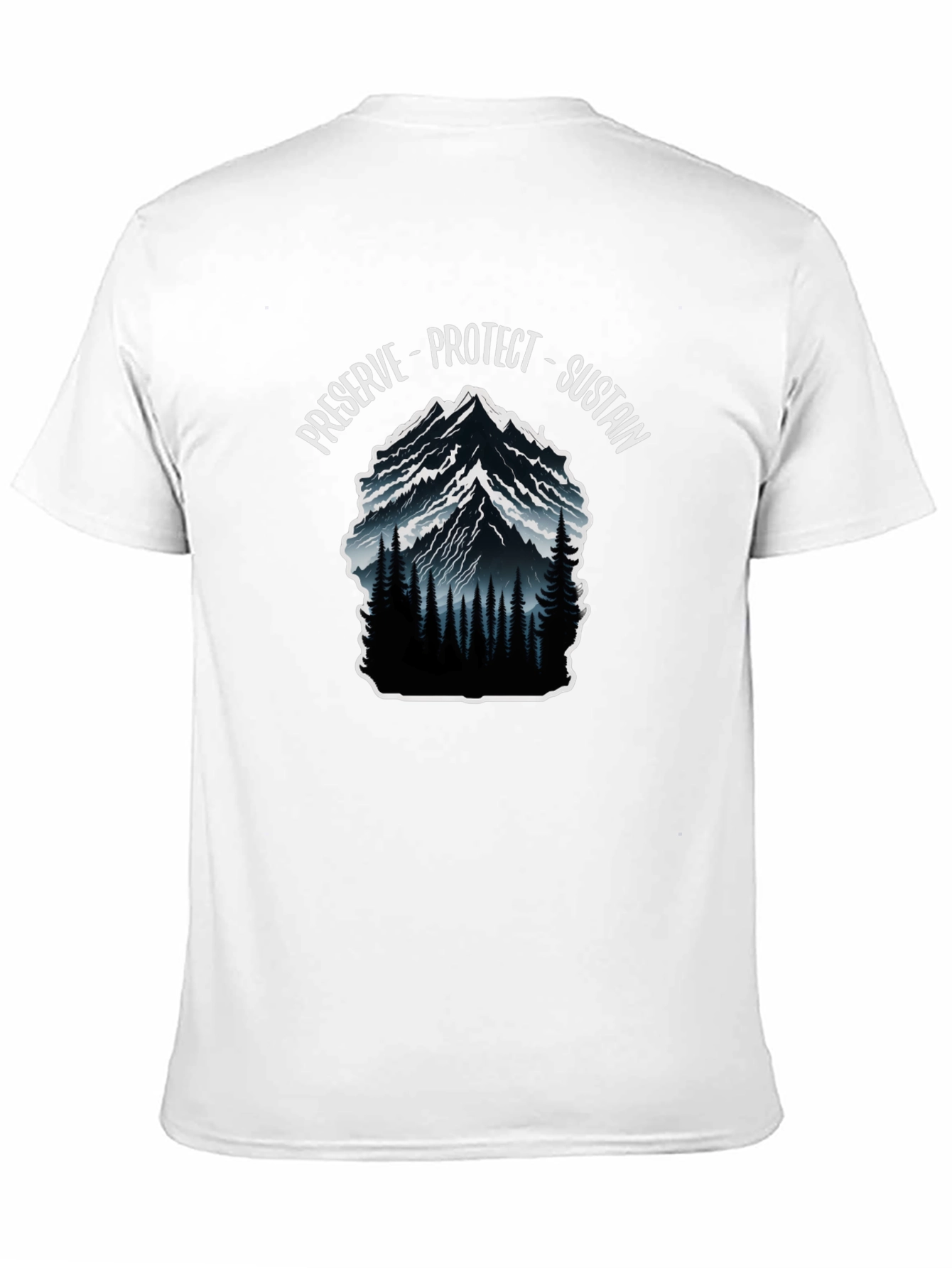 Preserve Protect Sustain Mountain Graphic Tee