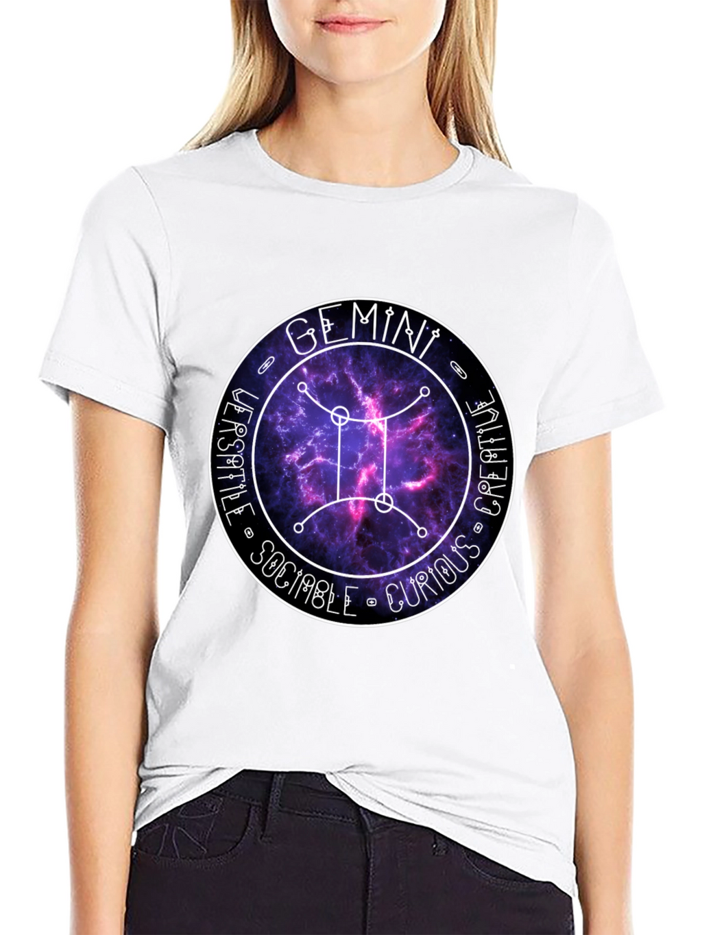 Gemini Zodiac Sign T-Shirt - Versatile Creative Tee
