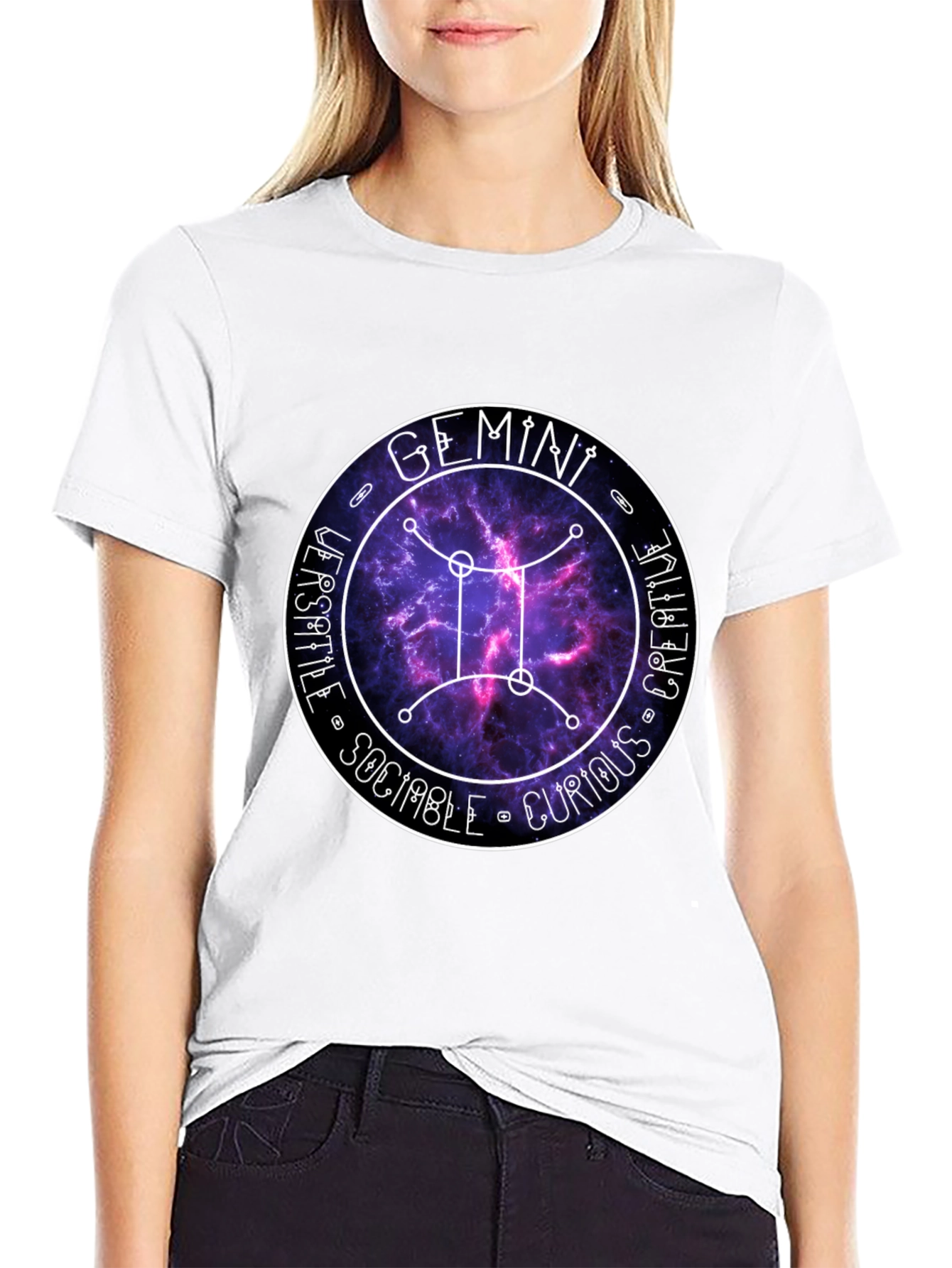 Gemini Zodiac Sign T-Shirt - Versatile Creative Tee