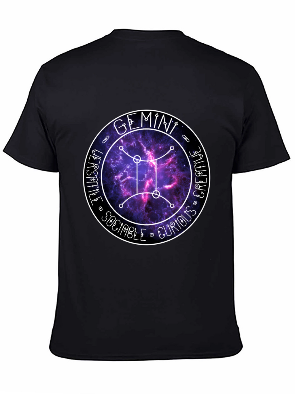 Gemini Zodiac Sign T-Shirt - Versatile Creative Tee