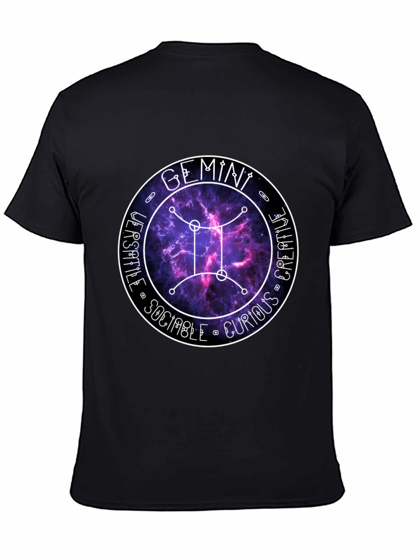 Gemini Zodiac Sign T-Shirt - Versatile Creative Tee