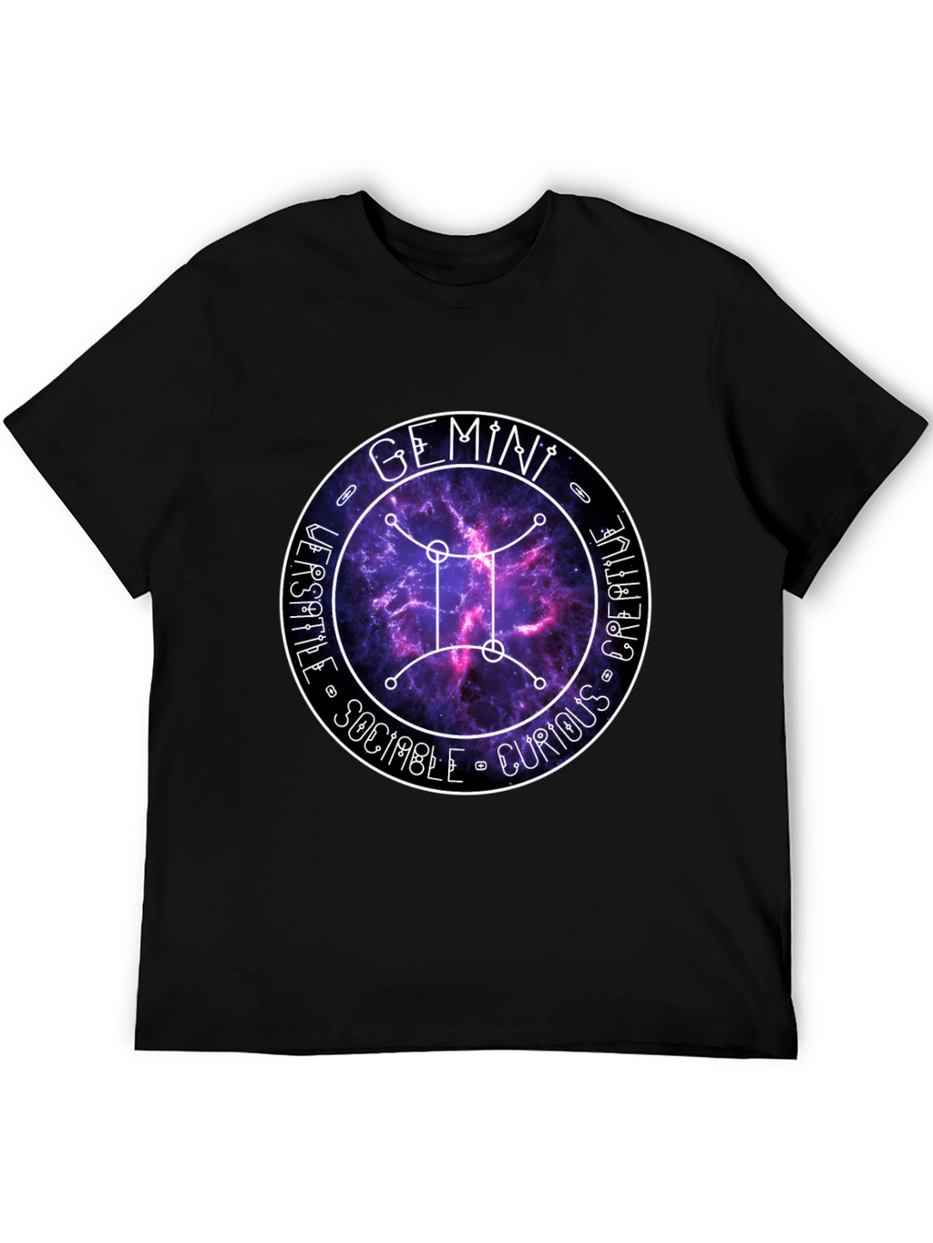 Gemini Zodiac Sign T-Shirt - Versatile Creative Tee