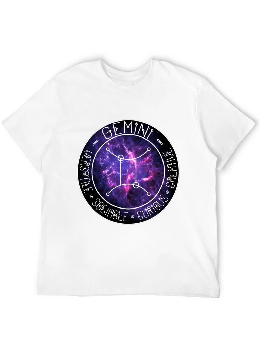 Gemini Zodiac Sign T-Shirt - Versatile Creative Tee