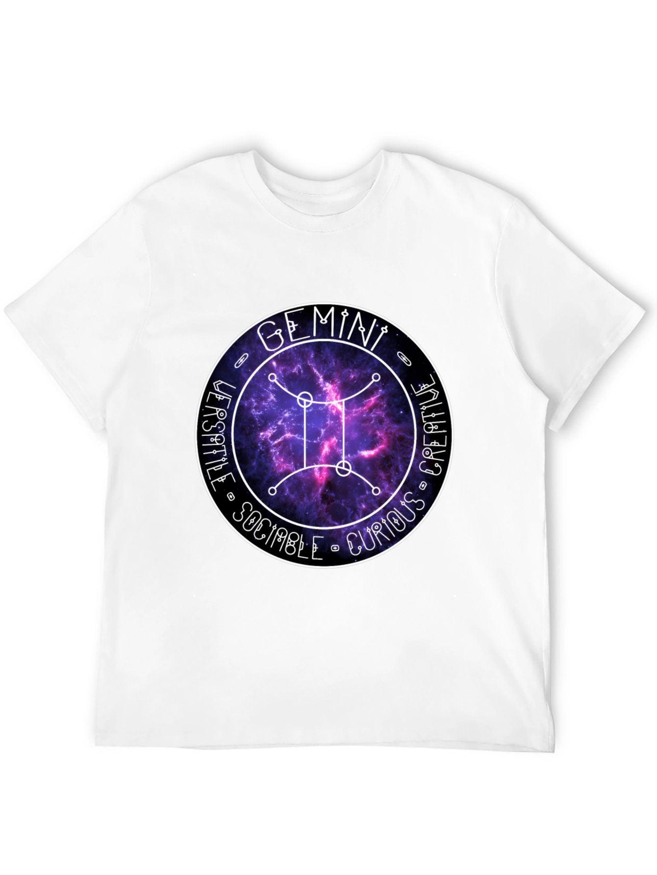 Gemini Zodiac Sign T-Shirt - Versatile Creative Tee