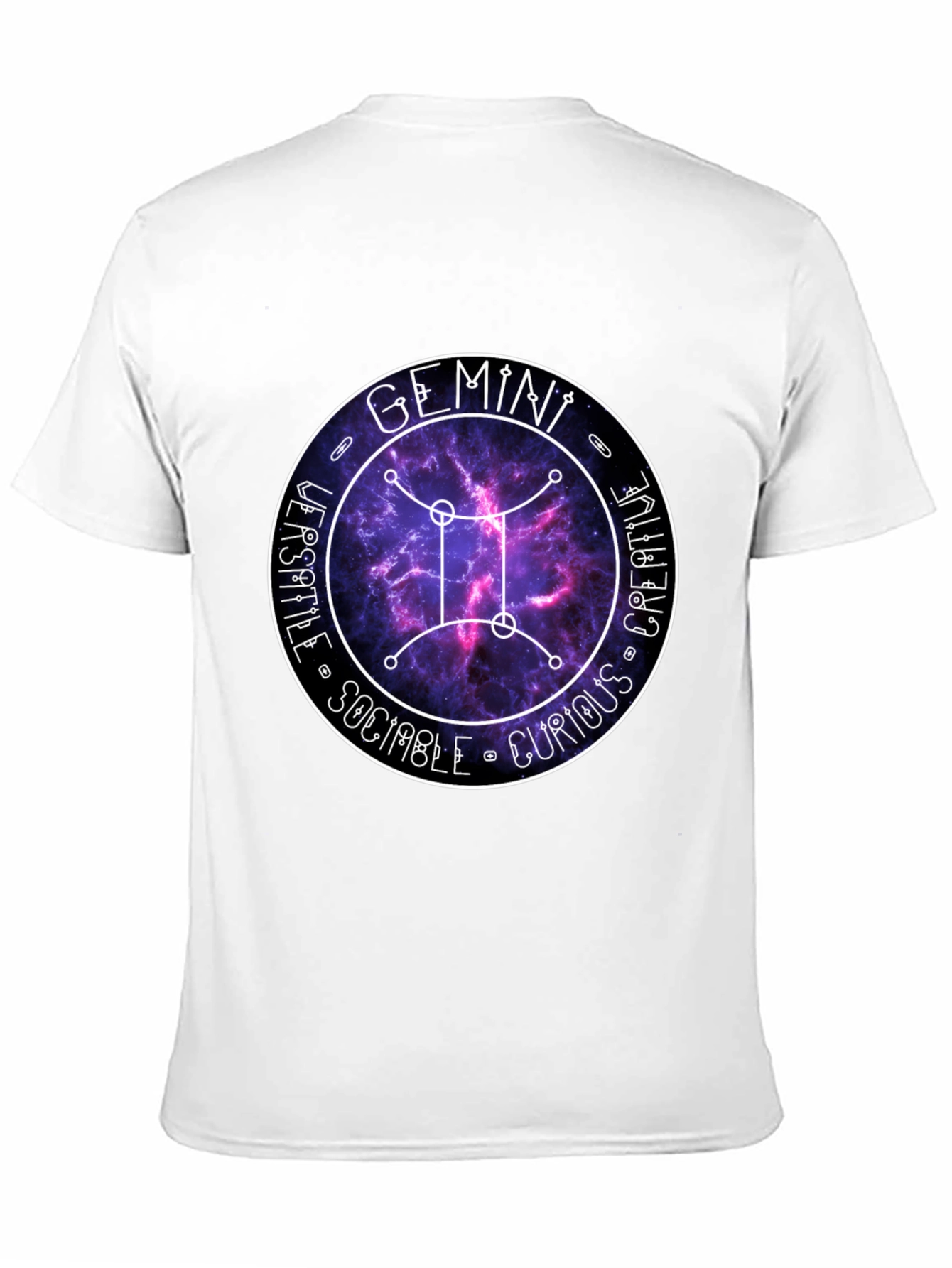 Gemini Zodiac Sign T-Shirt - Versatile Creative Tee