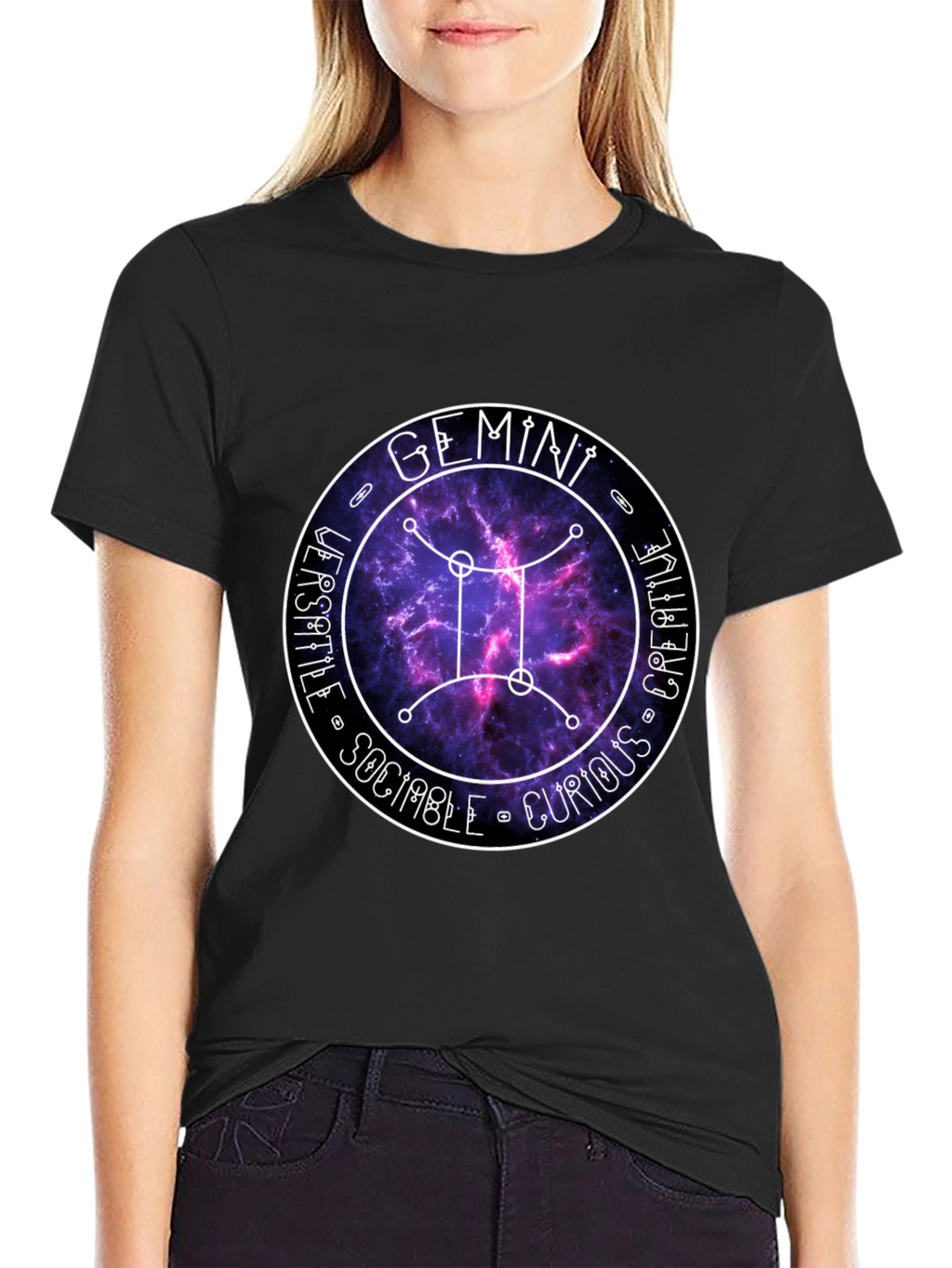 Gemini Zodiac Sign T-Shirt - Versatile Creative Tee
