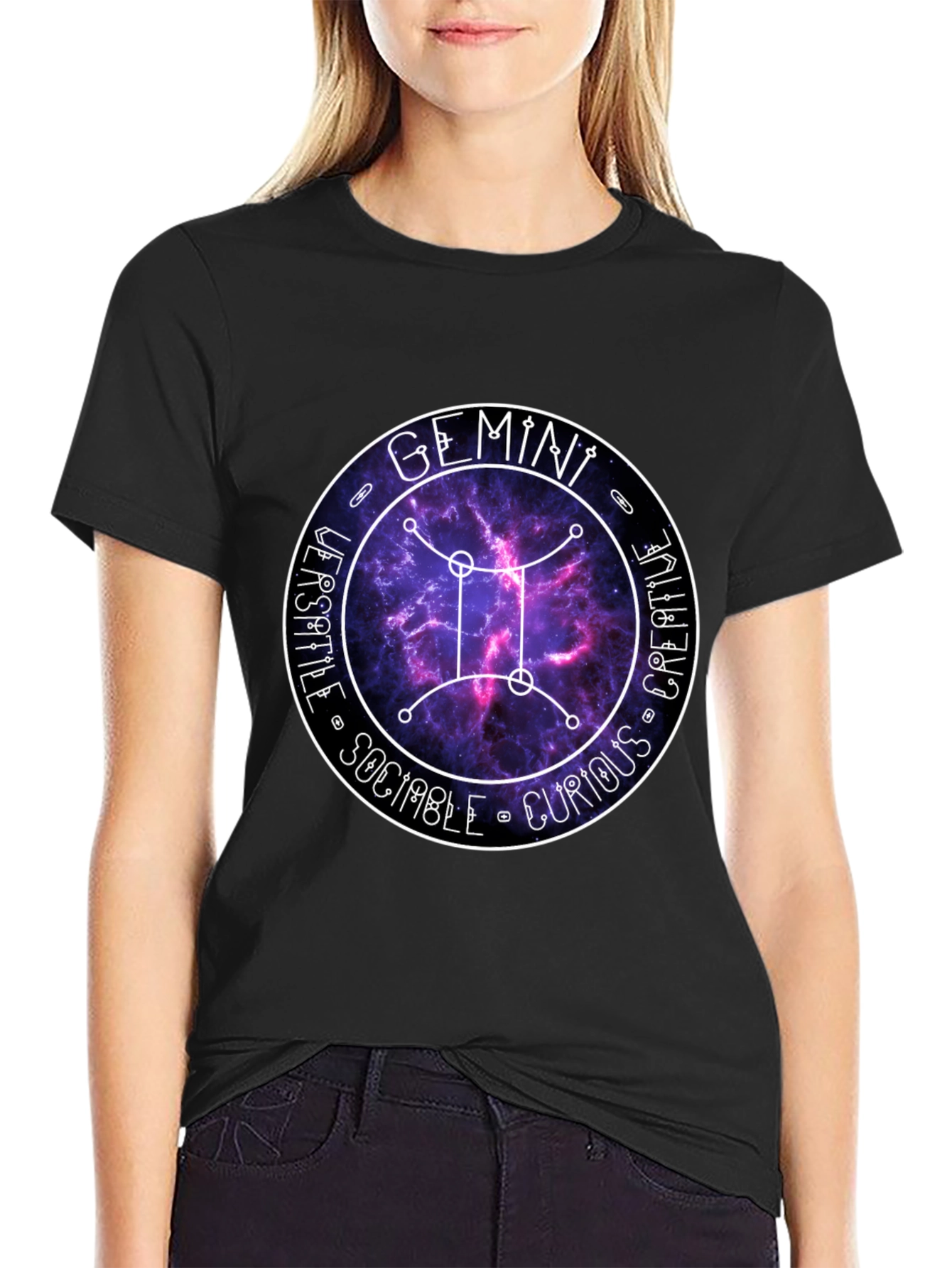 Gemini Zodiac Sign T-Shirt - Versatile Creative Tee