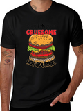 Gruesome Not Gourmet Burger Graphic T-Shirt