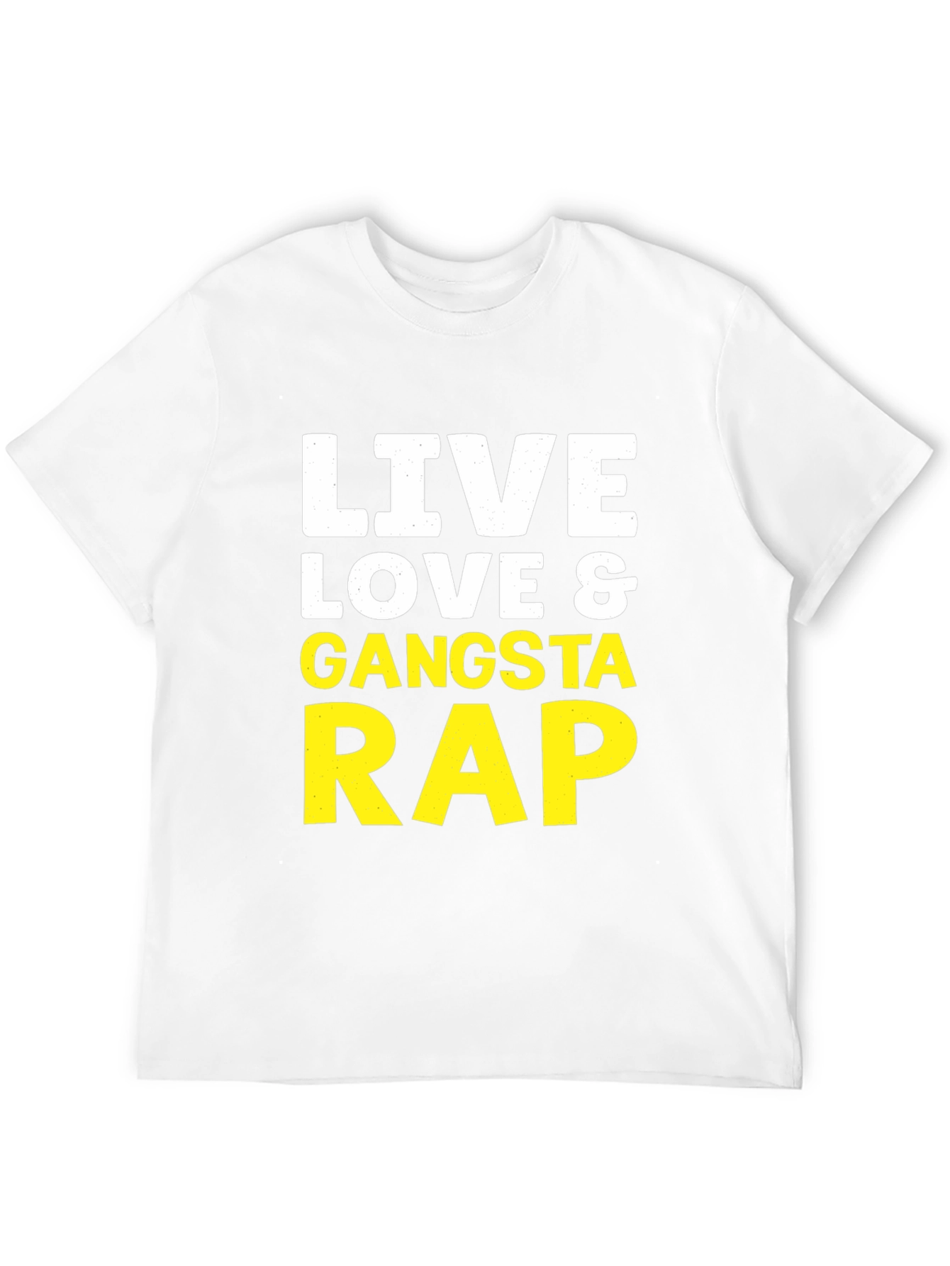 Live Love & Gangsta Rap Graphic Tee