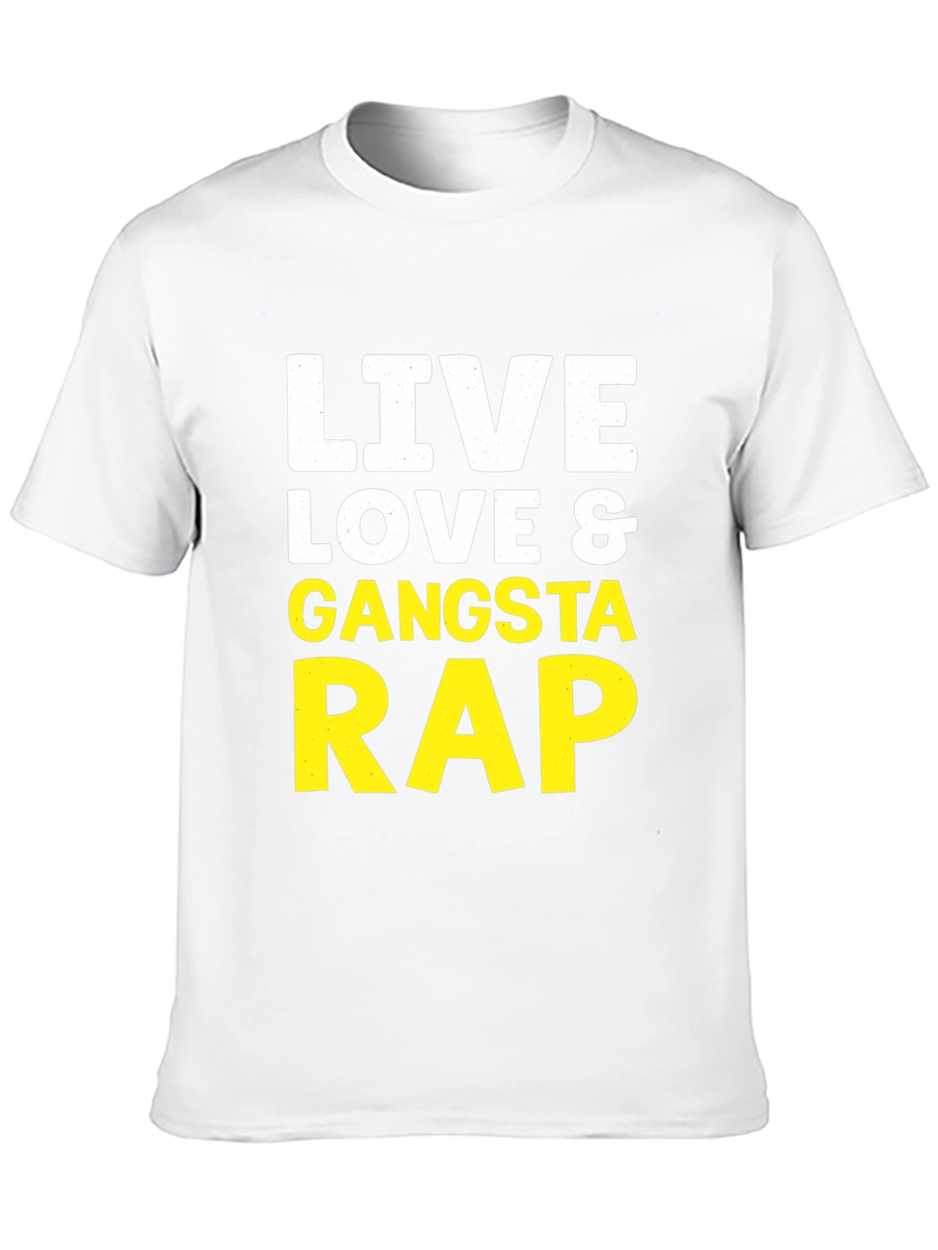 Live Love & Gangsta Rap Graphic Tee