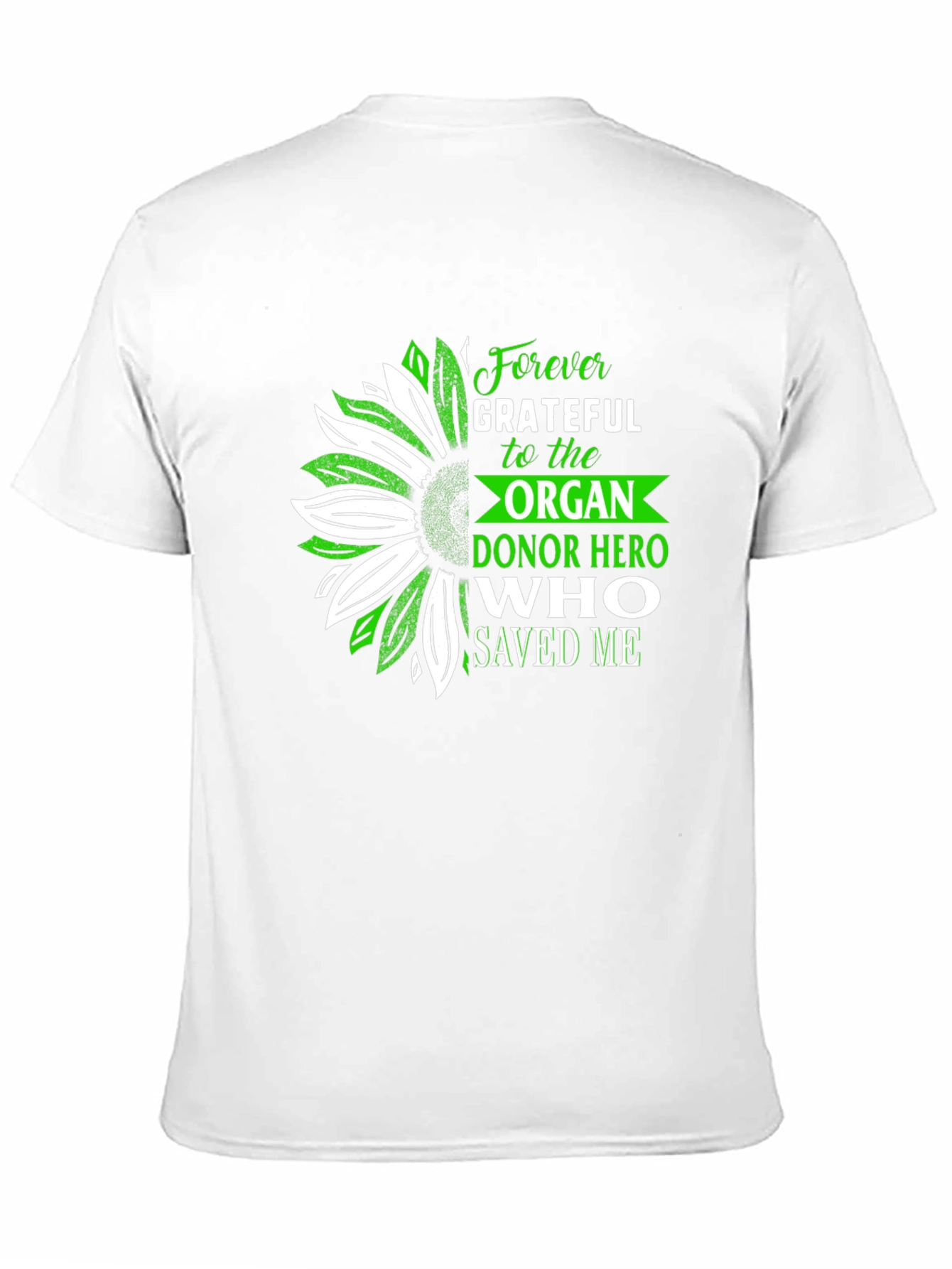 Organ Donor Hero Grateful Graphic T-Shirt
