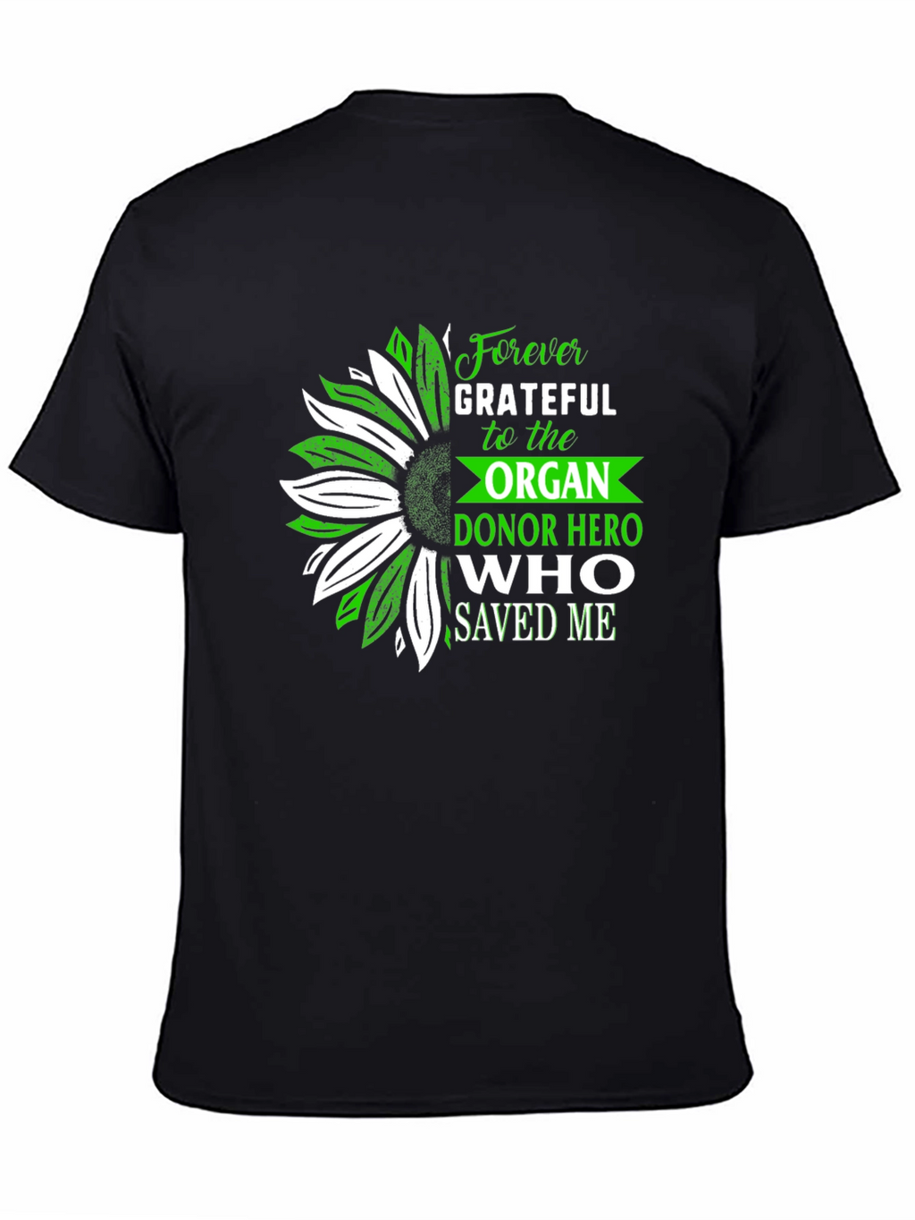 Organ Donor Hero Grateful Graphic T-Shirt