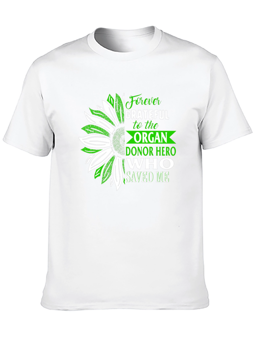 Organ Donor Hero Grateful Graphic T-Shirt