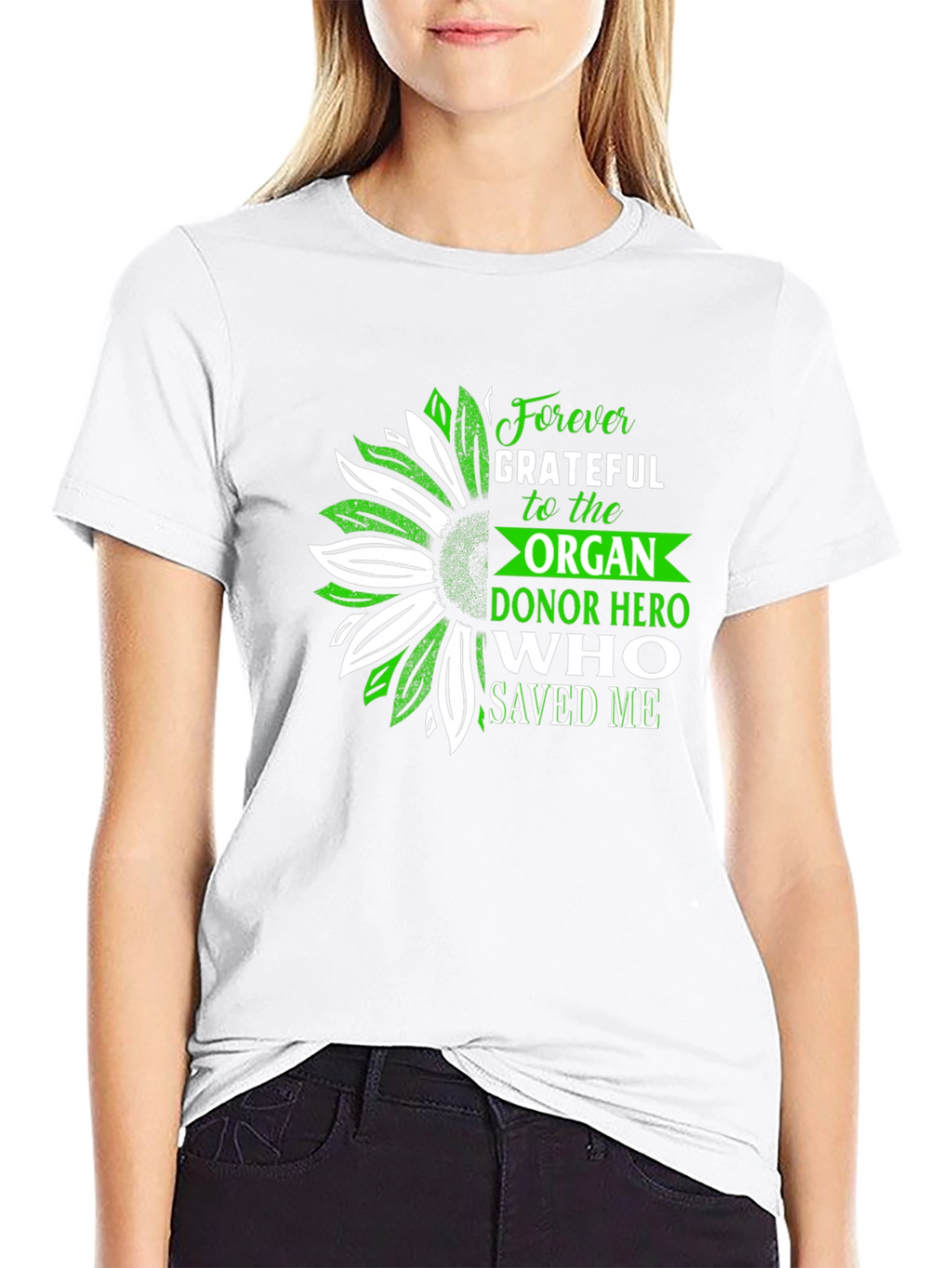 Organ Donor Hero Grateful Graphic T-Shirt