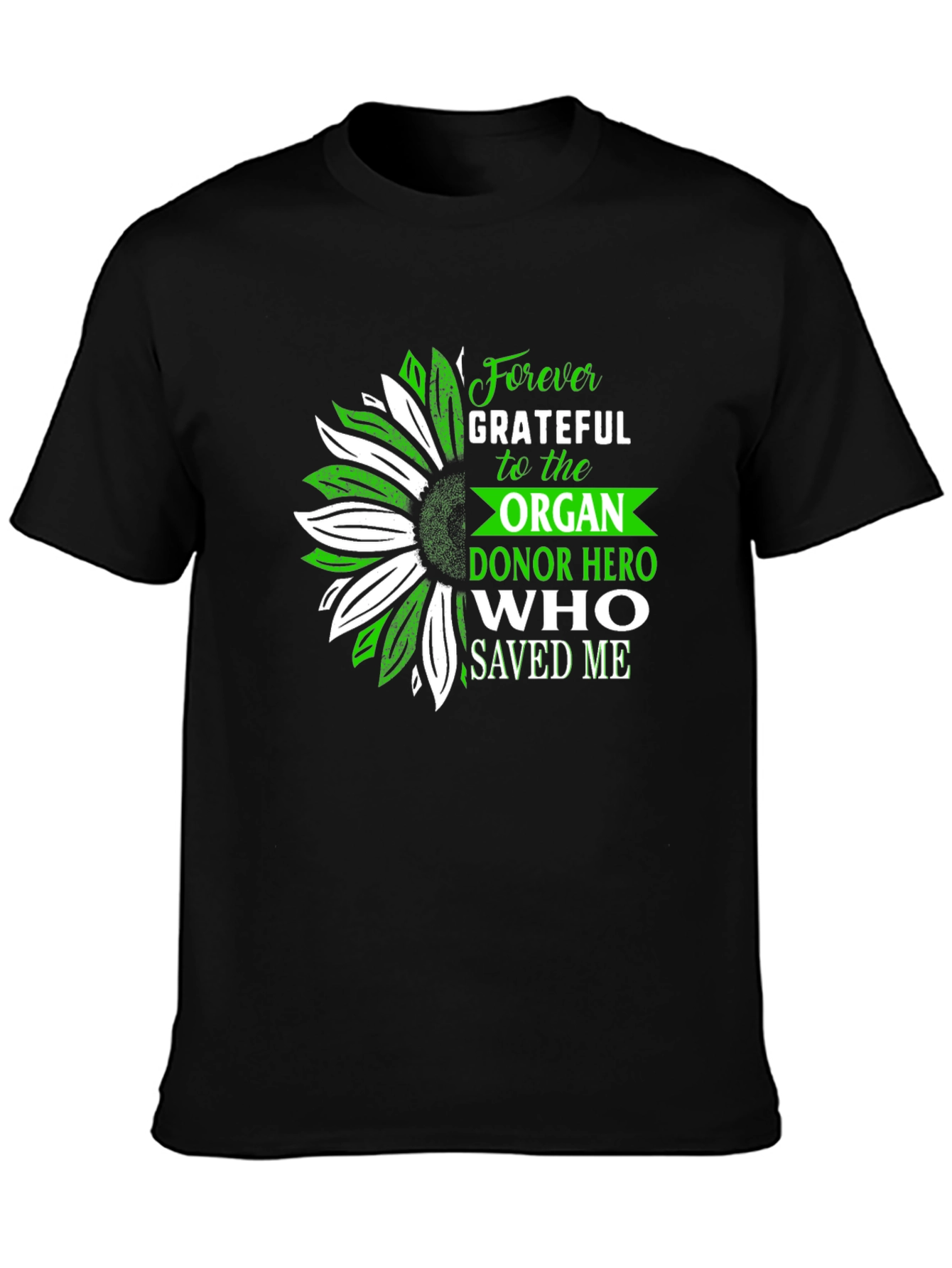 Organ Donor Hero Grateful Graphic T-Shirt