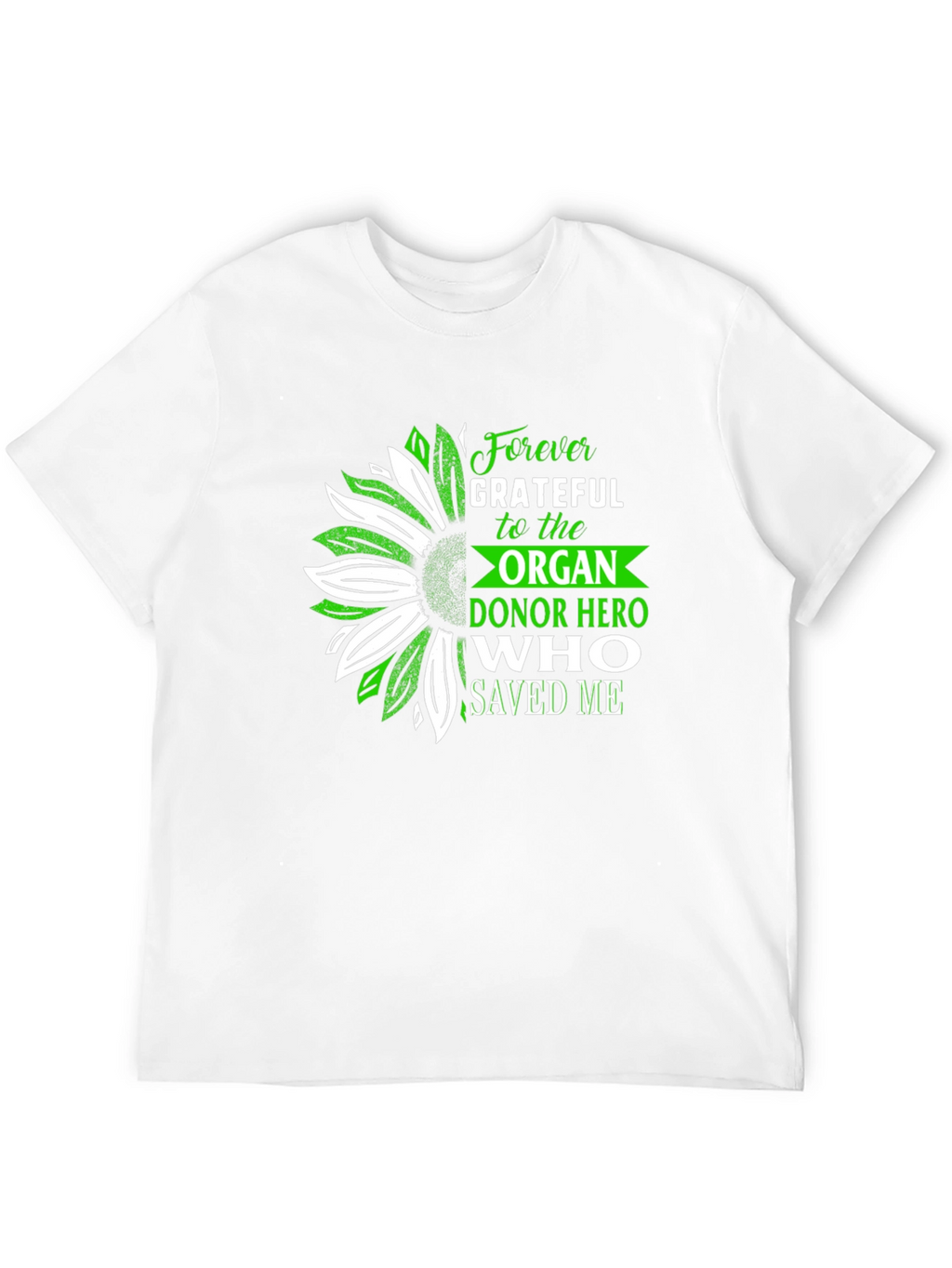 Organ Donor Hero Grateful Graphic T-Shirt