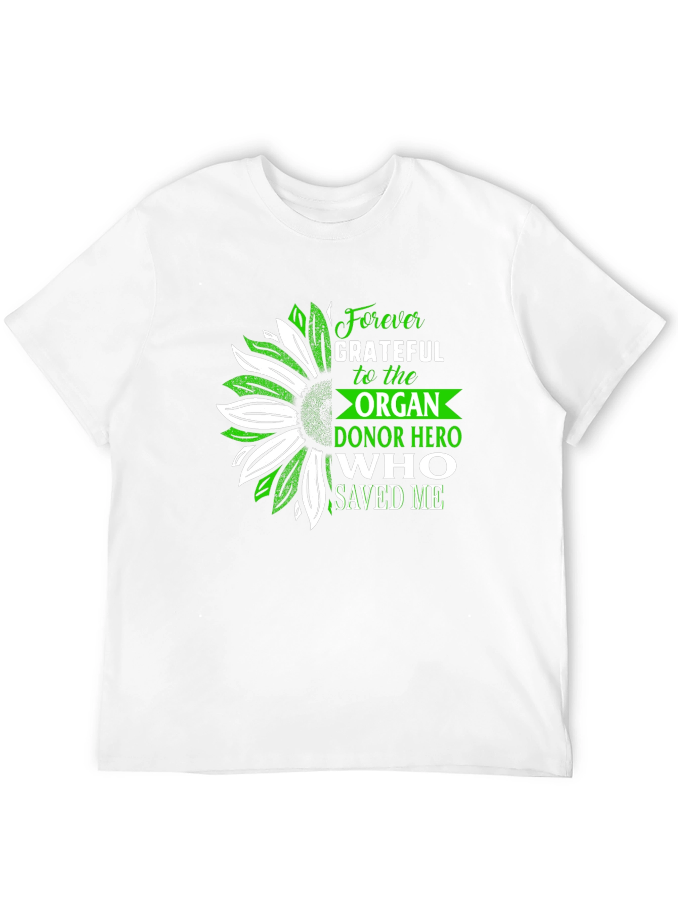 Organ Donor Hero Grateful Graphic T-Shirt