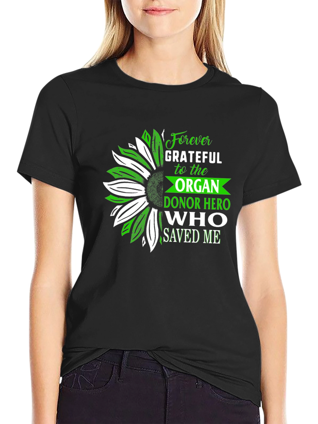 Organ Donor Hero Grateful Graphic T-Shirt