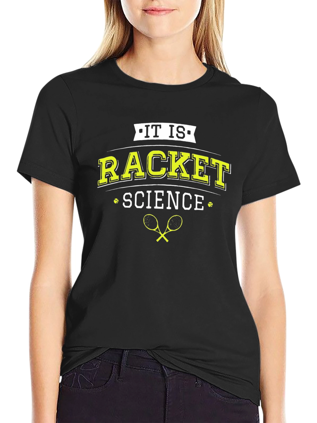 Racket Science T-Shirt - Black Cotton Blend Tee