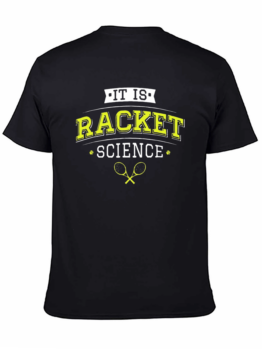 Racket Science T-Shirt - Black Cotton Blend Tee