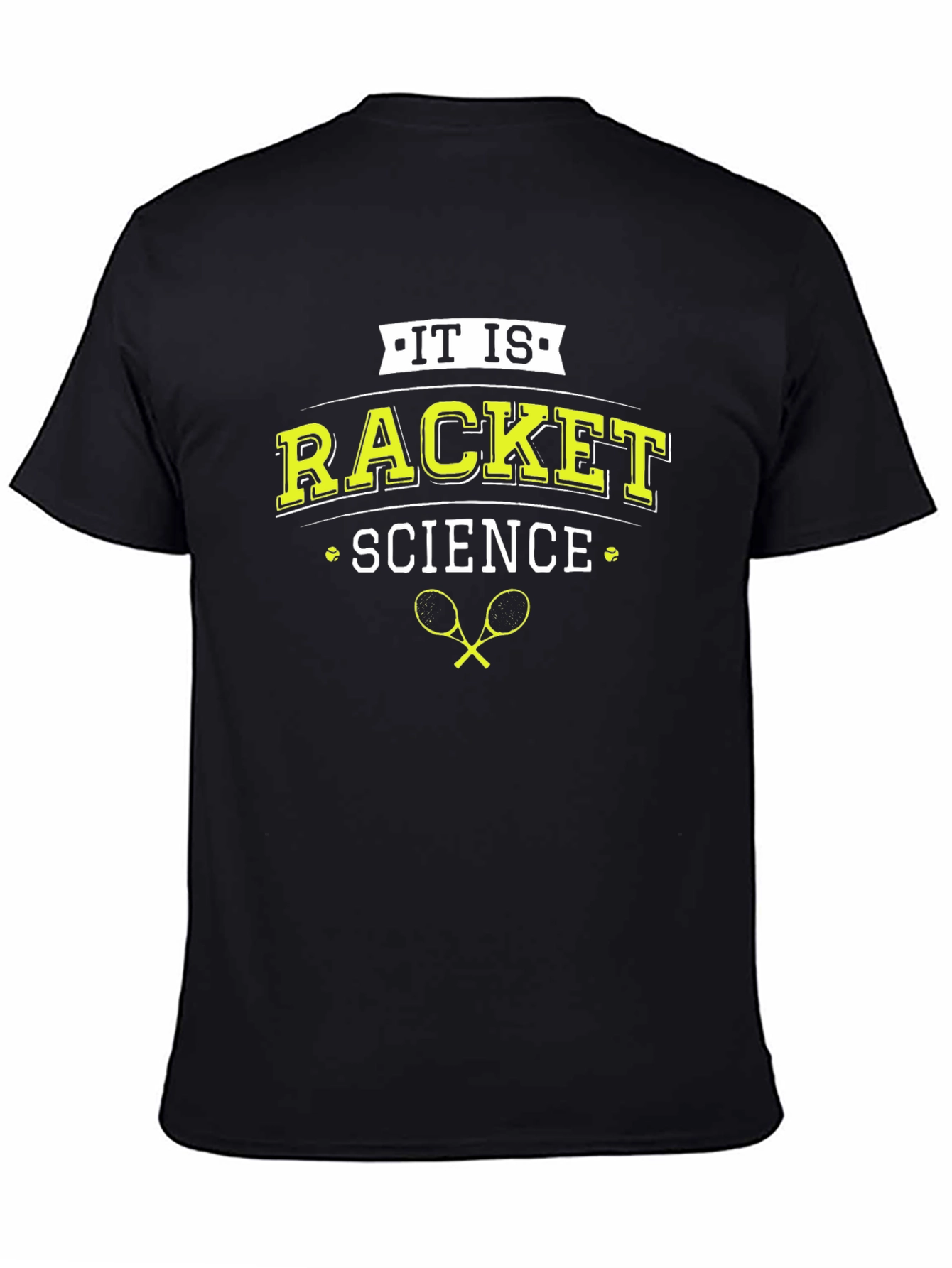 Racket Science T-Shirt - Black Cotton Blend Tee