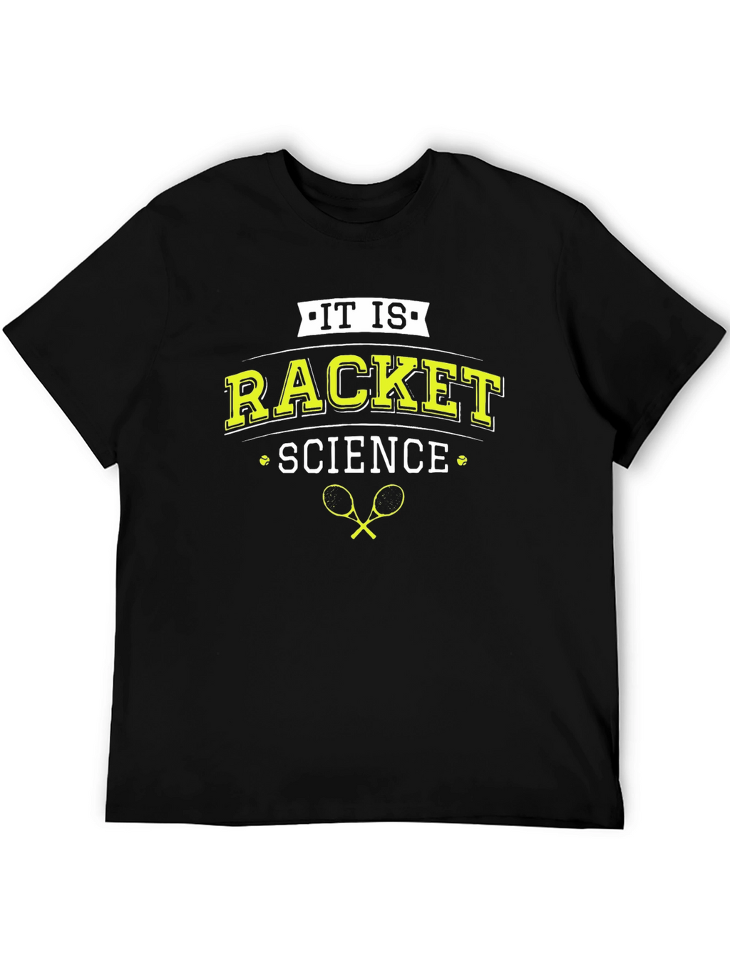 Racket Science T-Shirt - Black Cotton Blend Tee