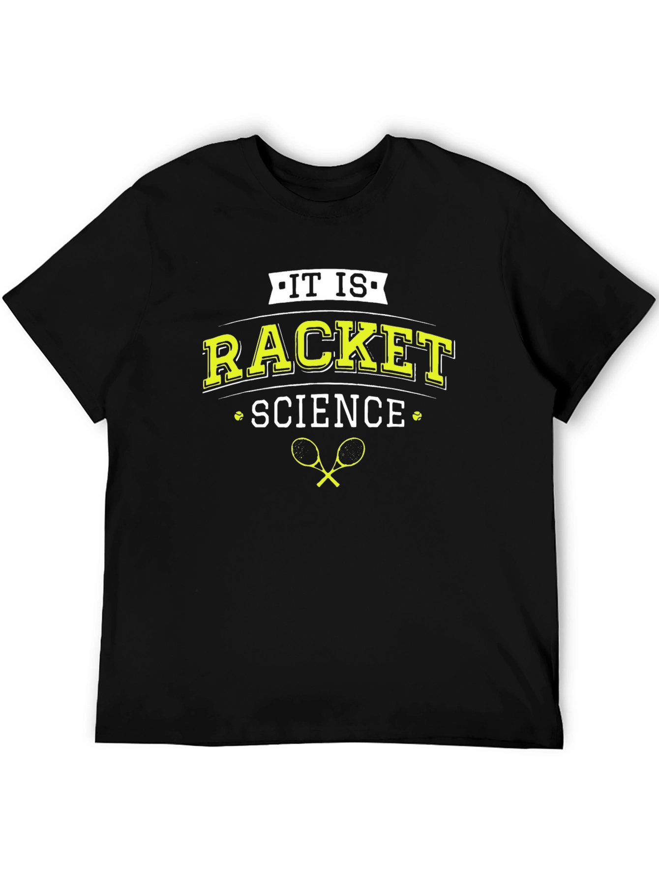 Racket Science T-Shirt - Black Cotton Blend Tee