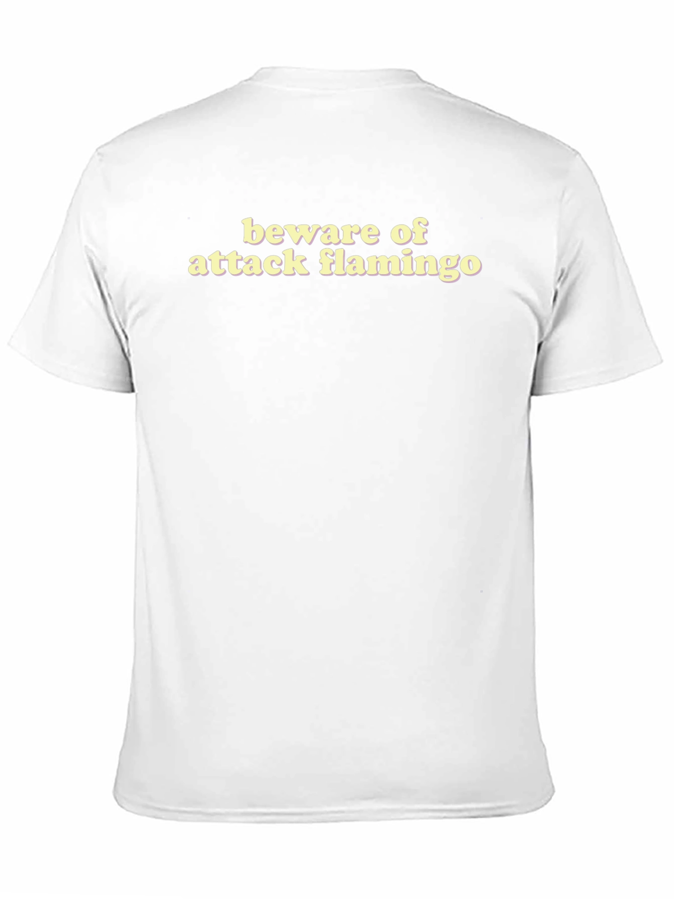 Beware of Attack Flamingo T-Shirt Funny Bird Tee