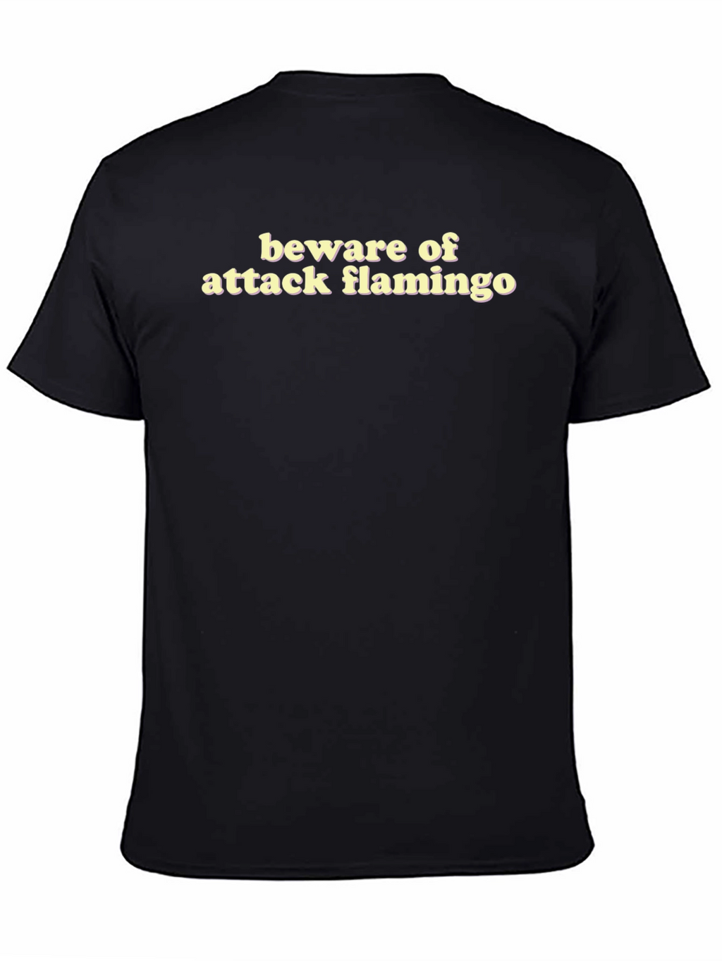 Beware of Attack Flamingo T-Shirt Funny Bird Tee