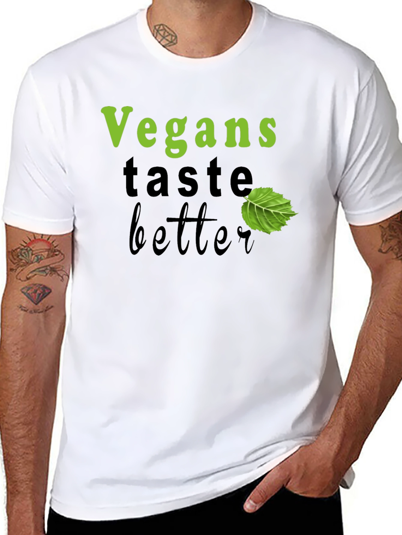 Vegans Taste Better Graphic T-Shirt