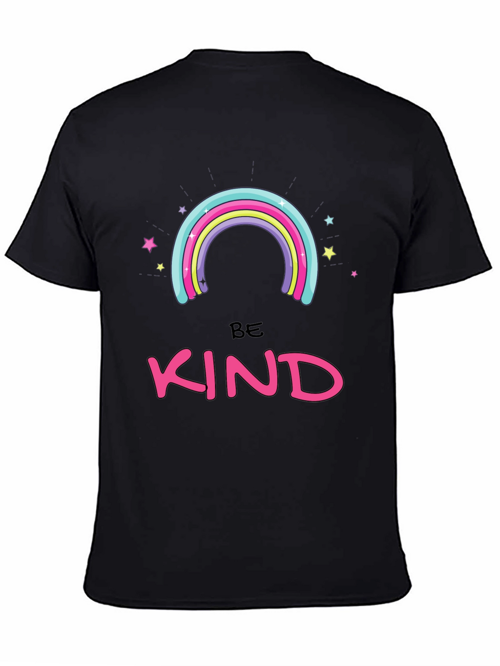 Be Kind Rainbow Graphic T-Shirt
