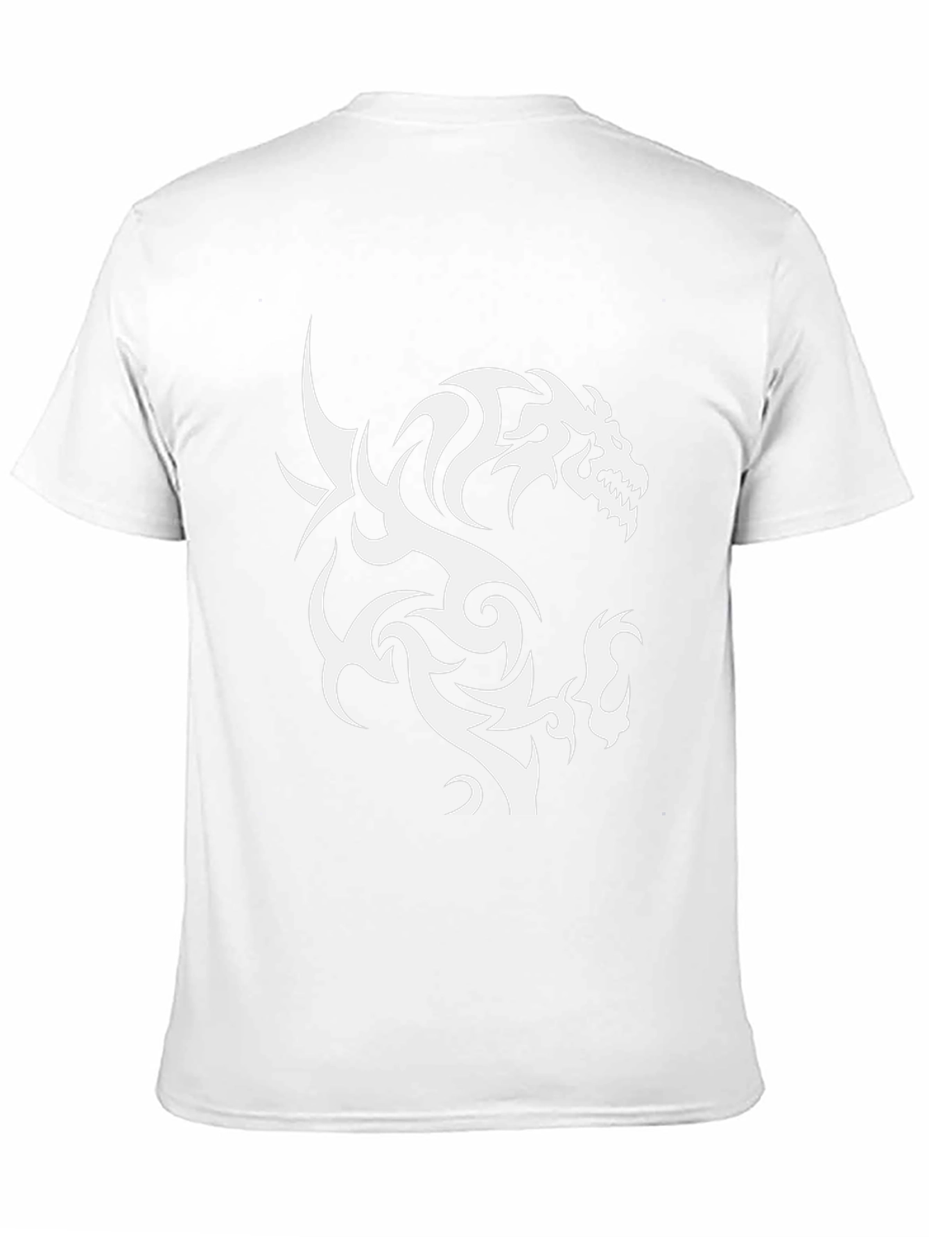 Tribal Dragon Graphic Print Tee