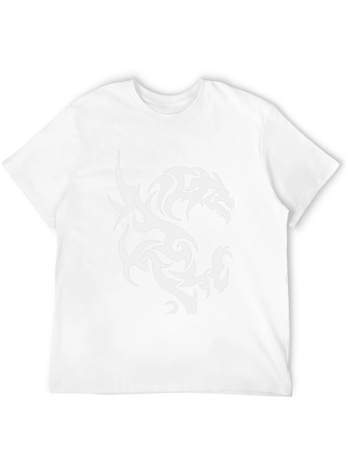 Tribal Dragon Graphic Print Tee