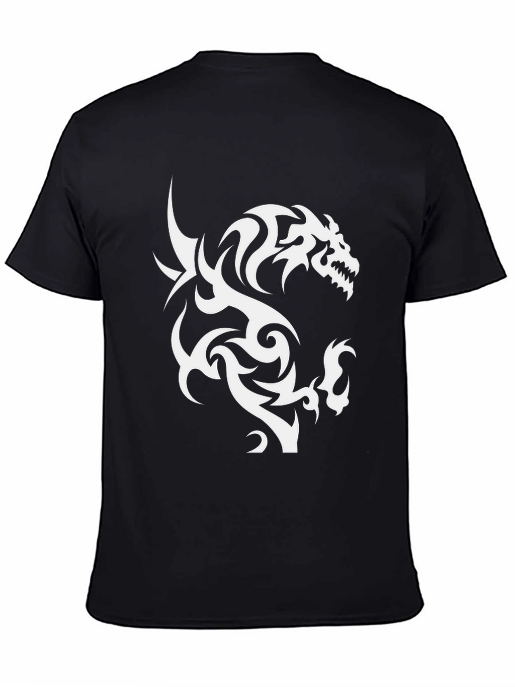 Tribal Dragon Graphic Print Tee