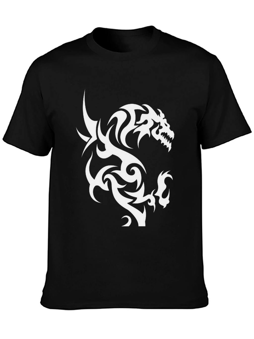 Tribal Dragon Graphic Print Tee