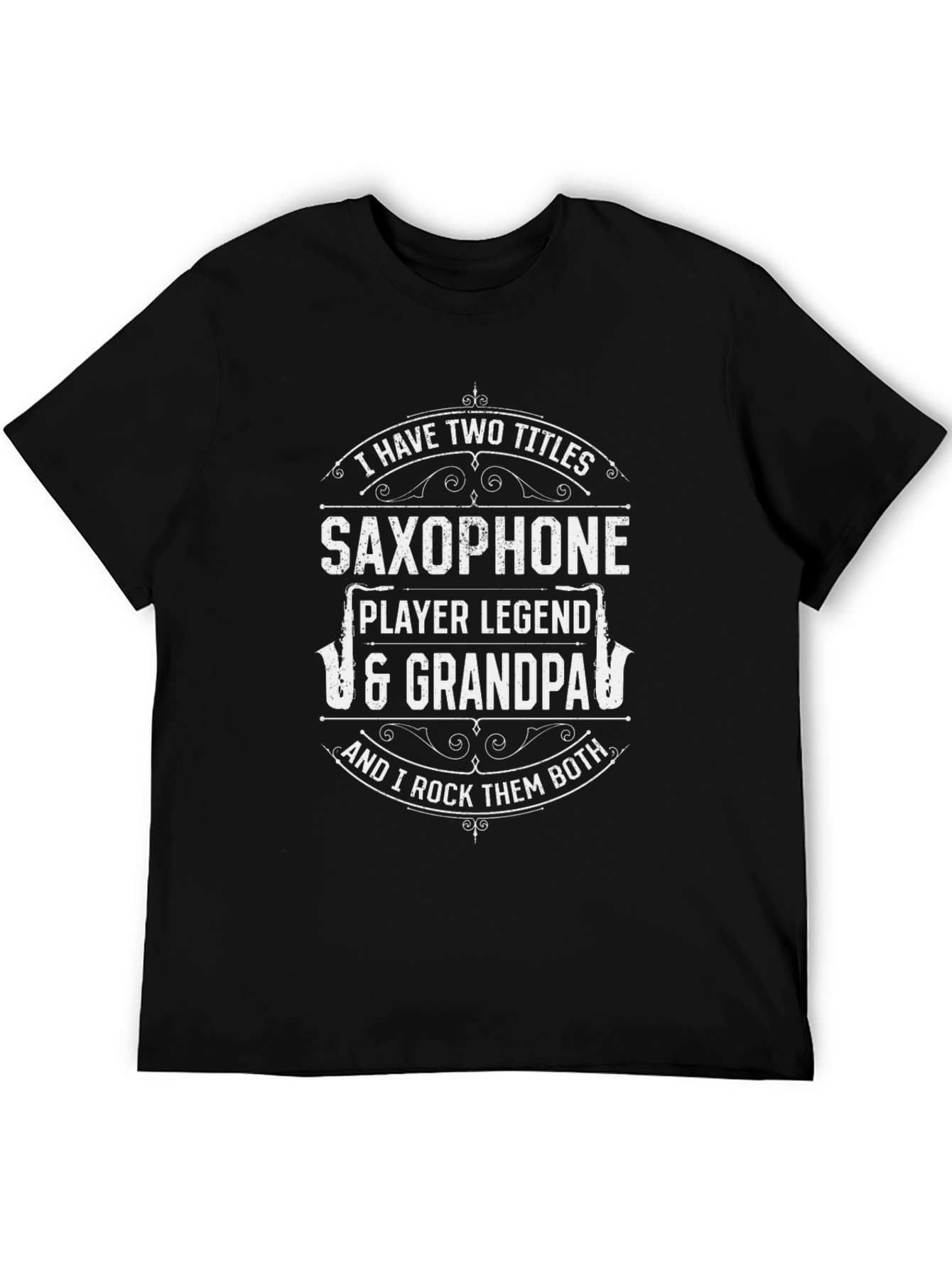 Saxophone Player Legend Grandpa T-Shirt