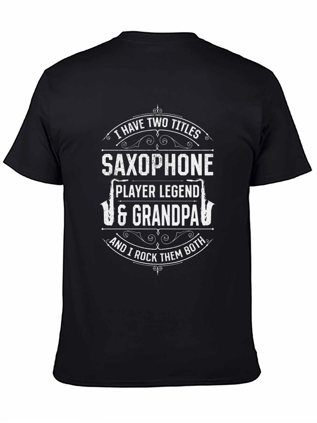 Saxophone Player Legend Grandpa T-Shirt