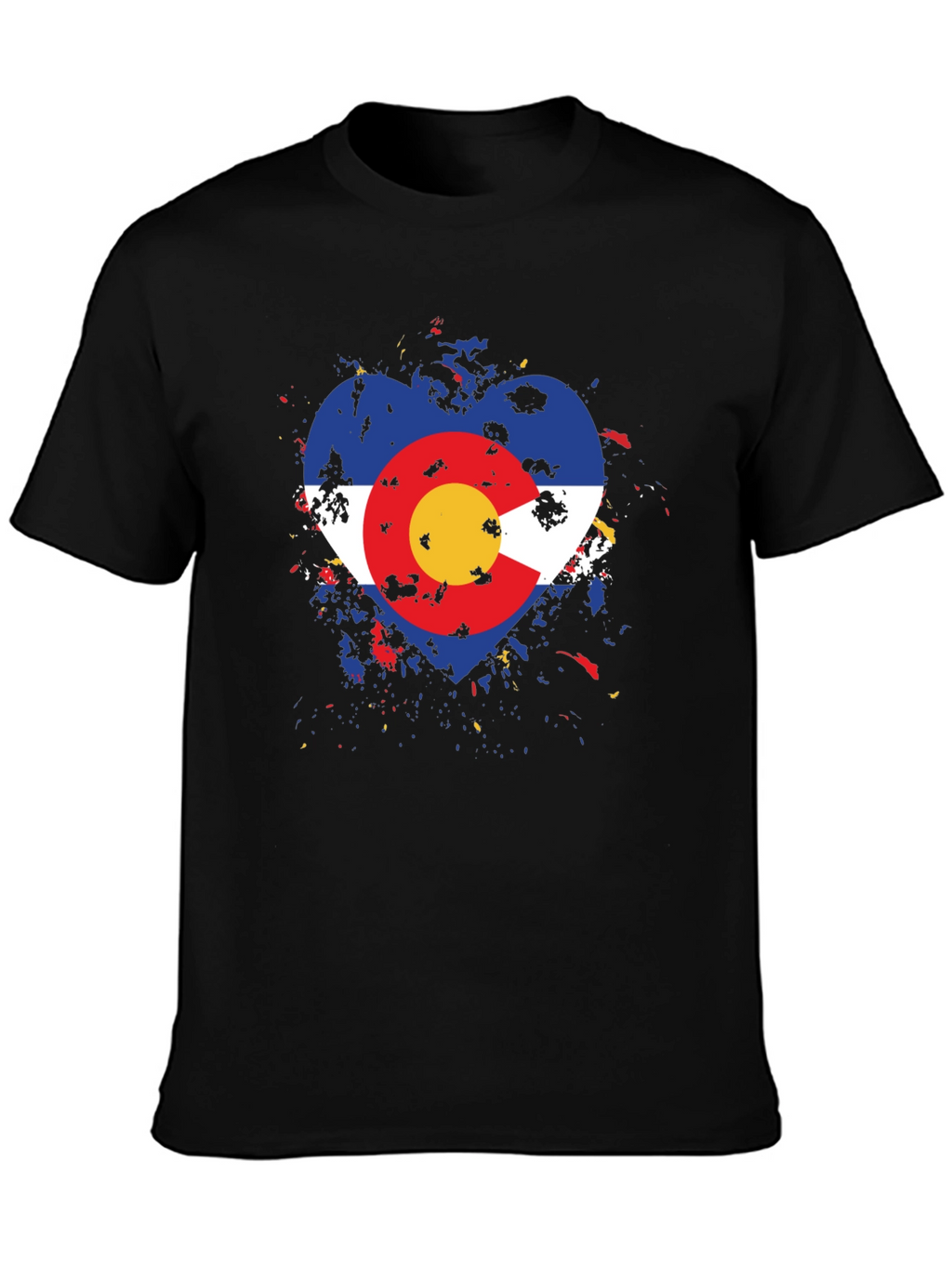 Colorado Flag Heart T-Shirt