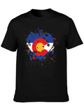 Colorado Flag Heart T-Shirt