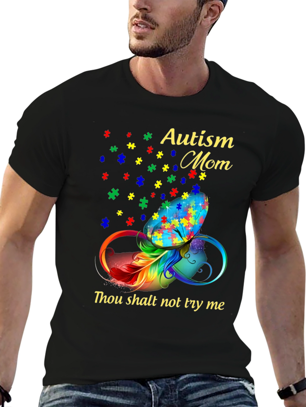 Autism Mom Butterfly T-Shirt