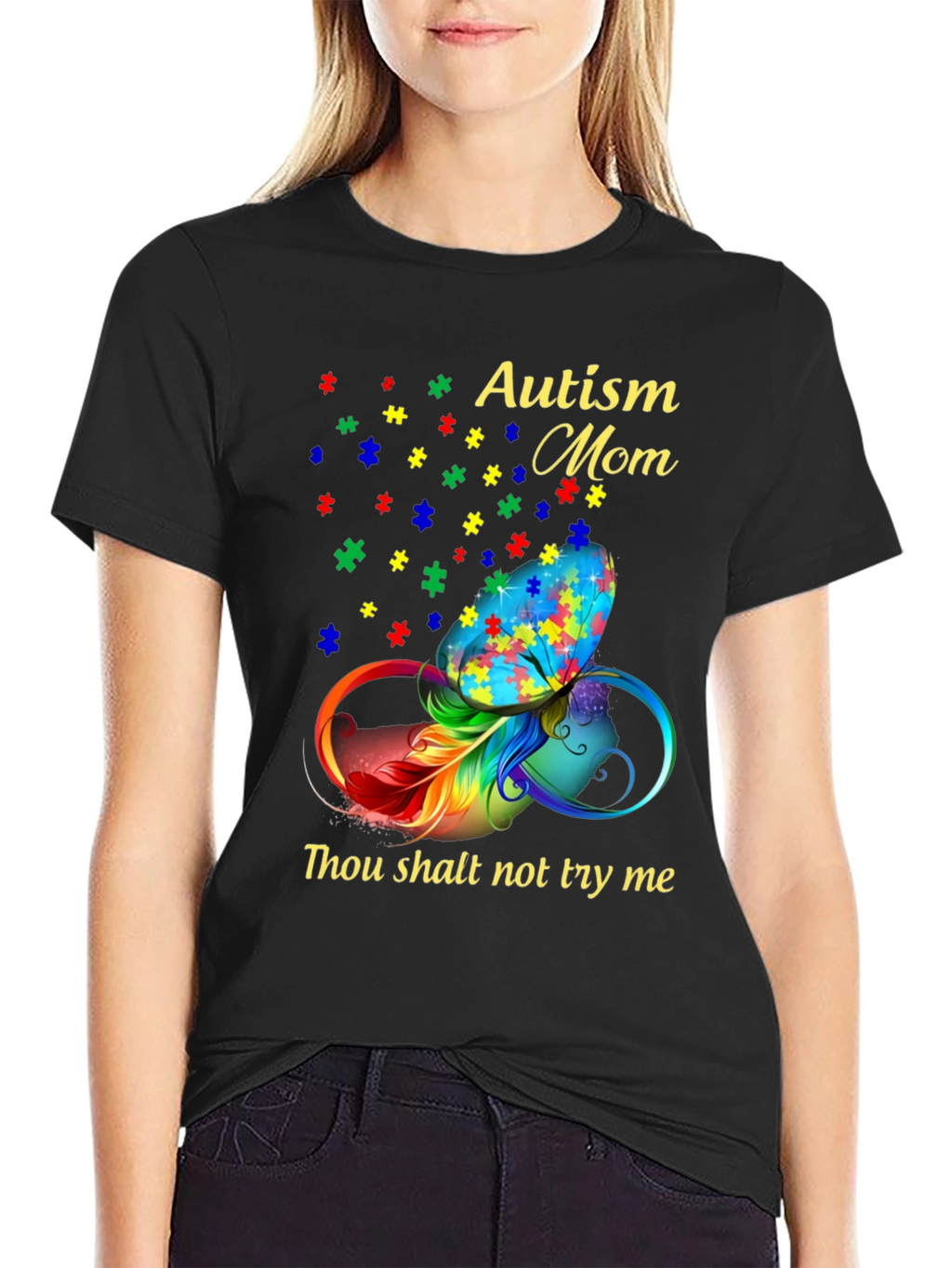 Autism Mom Butterfly T-Shirt