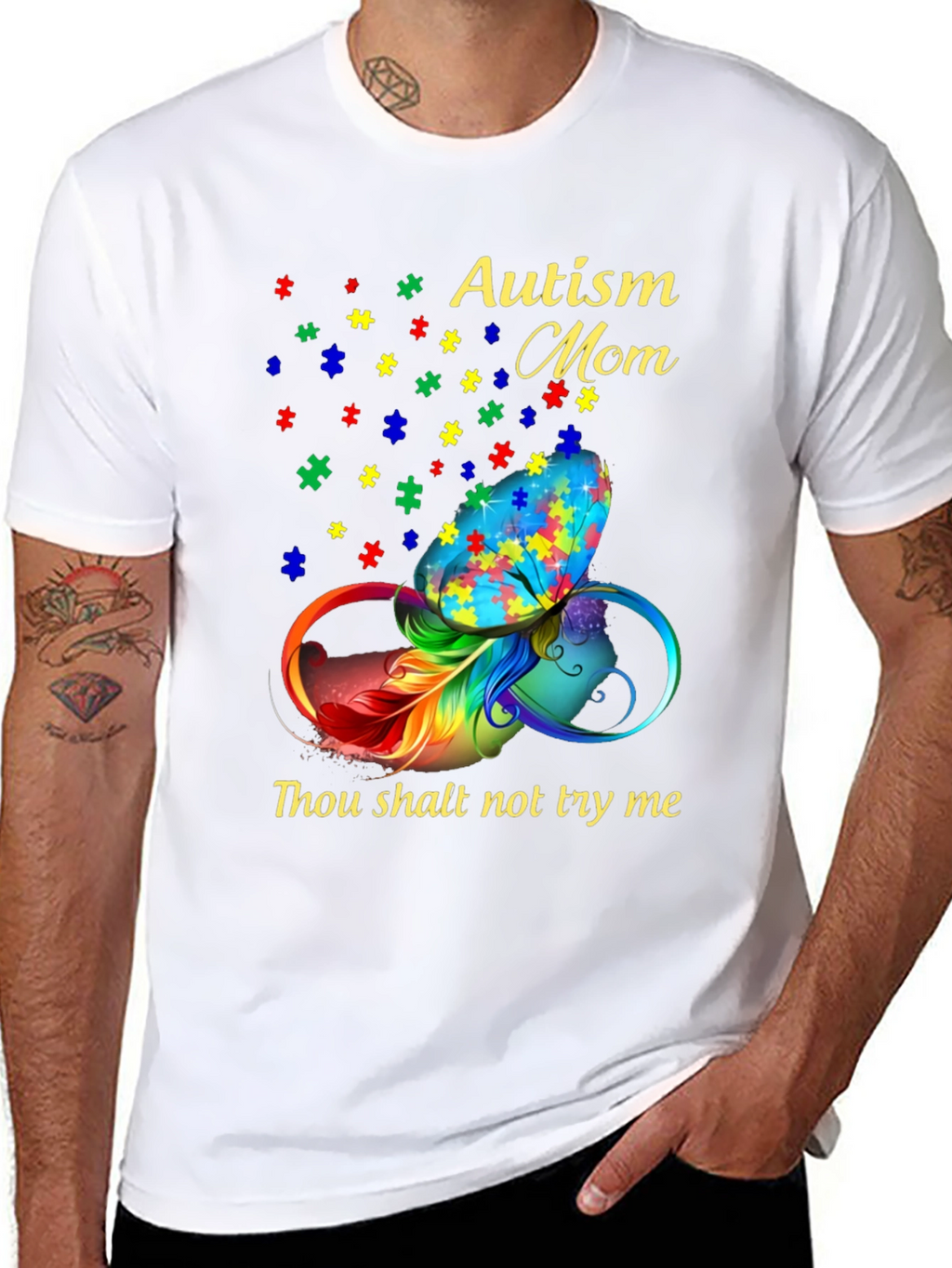 Autism Mom Butterfly T-Shirt