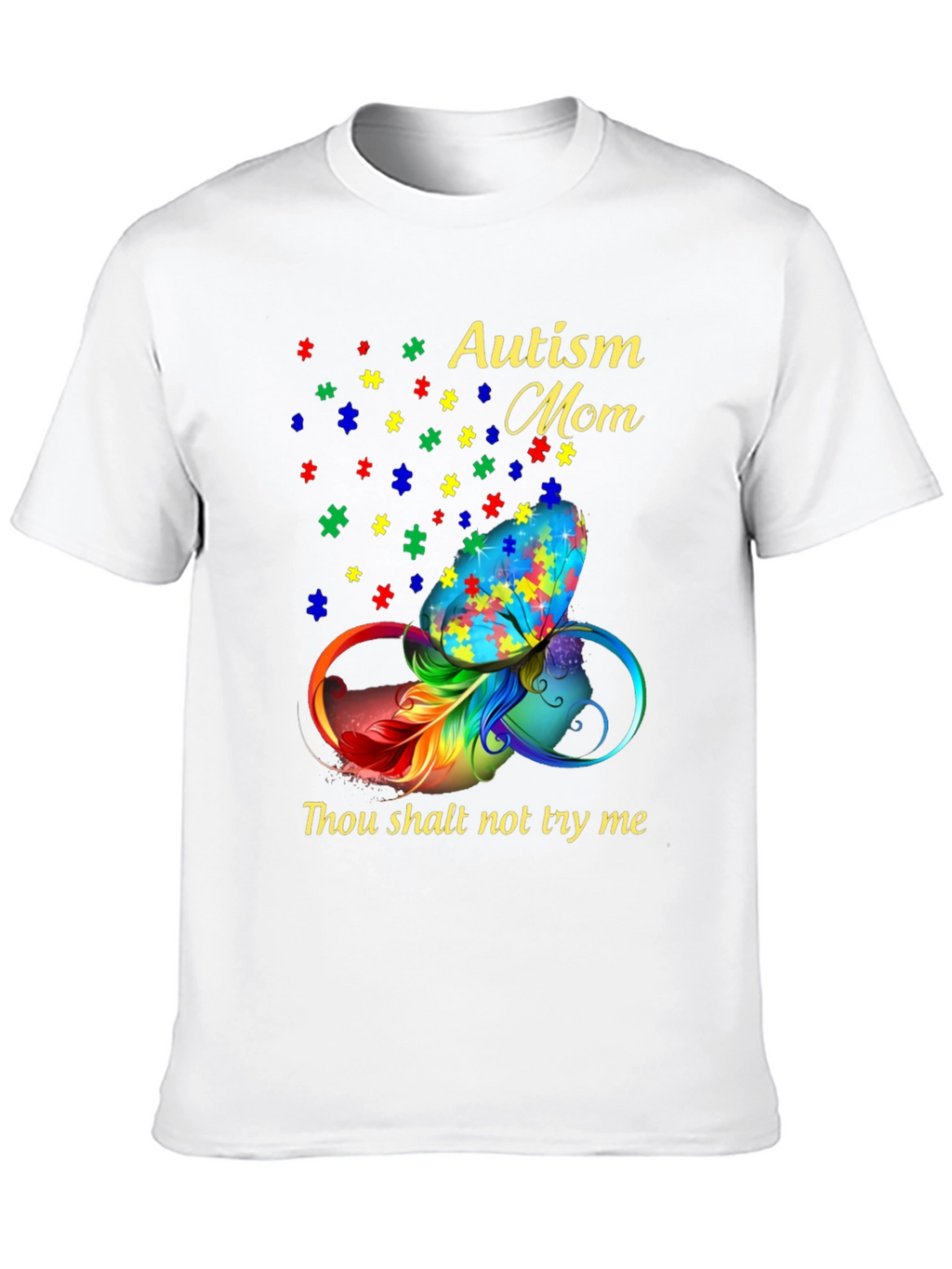 Autism Mom Butterfly T-Shirt