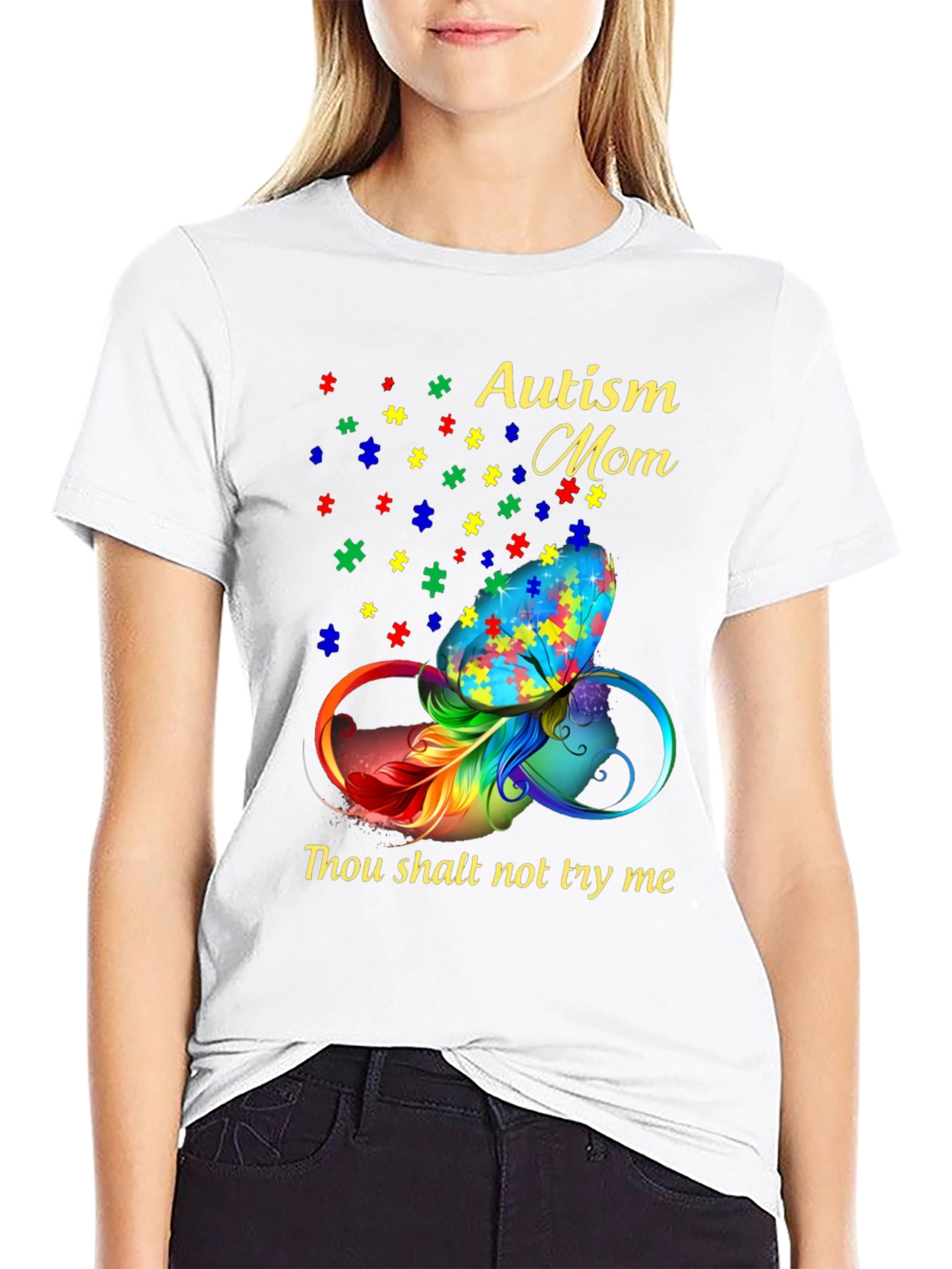 Autism Mom Butterfly T-Shirt