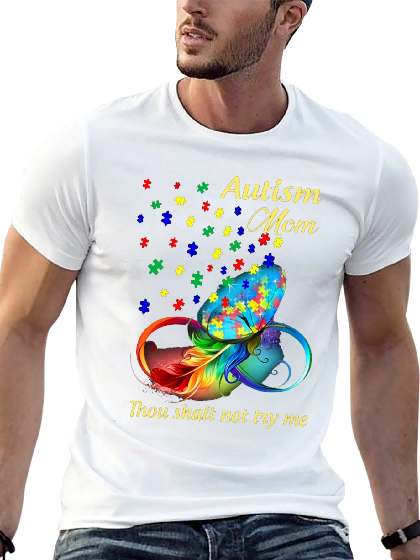 Autism Mom Butterfly T-Shirt