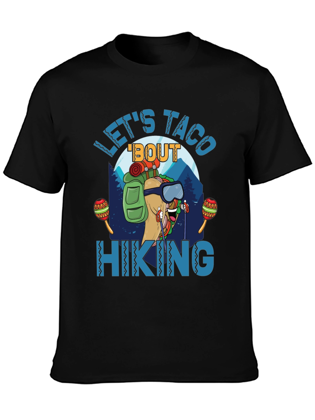 Lets Taco Bout Hiking Graphic T-Shirt